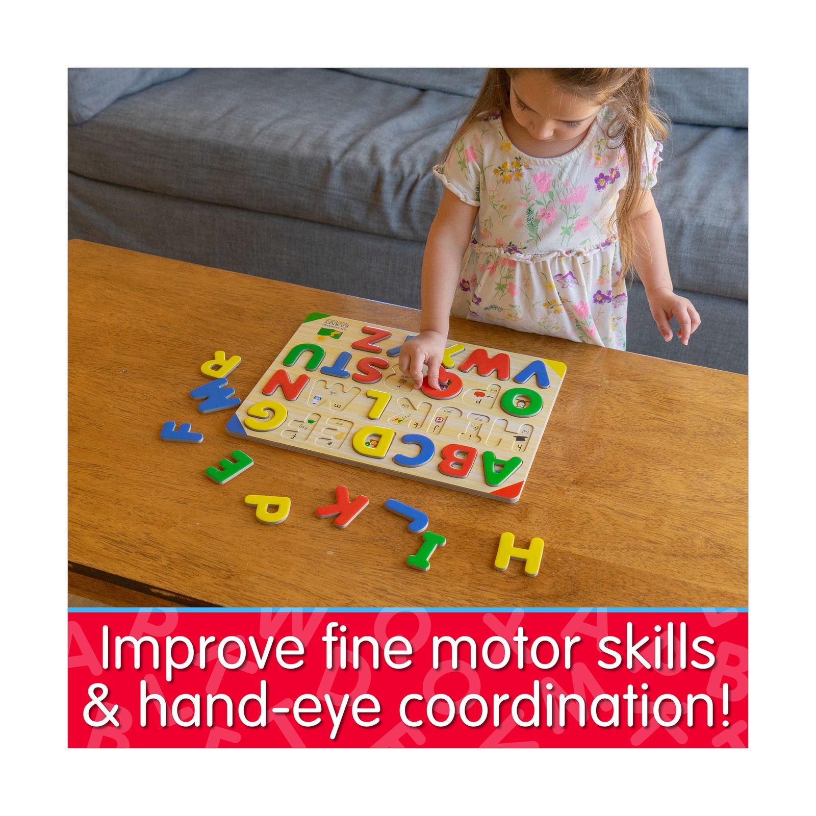 New – The Learning Journey Lift & Learn Puzzle – ABC: 26 Pcs – Ages 3-6