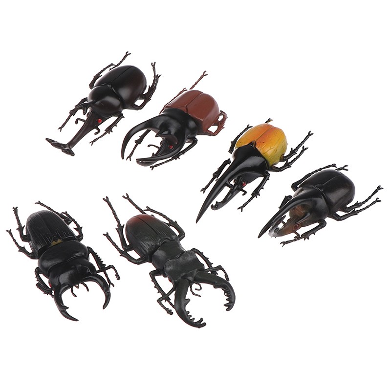 Simulation beetle Toys Special Lifelike Model insect Toy teaching aids joke QH