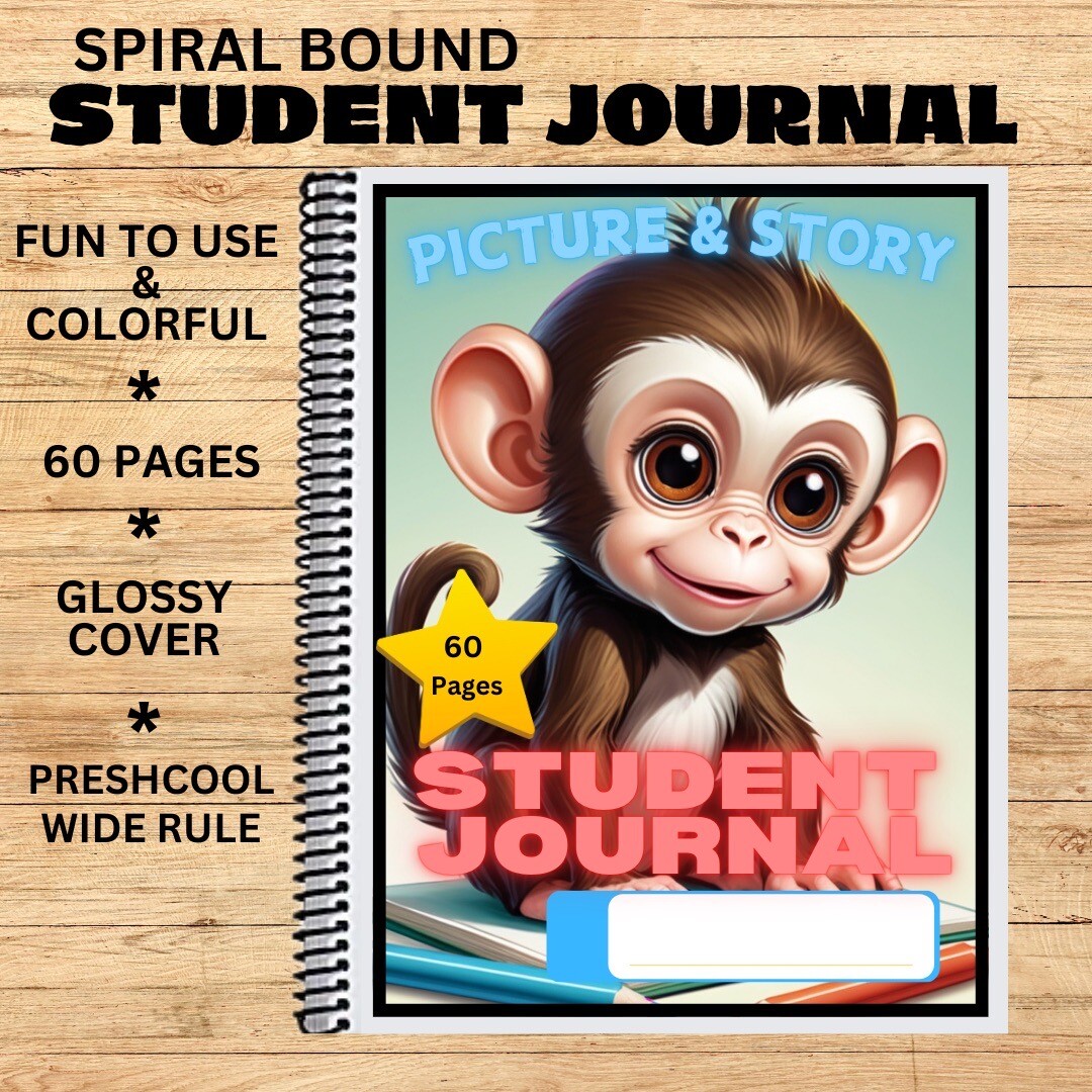 Set of 10 – Story Journals – Wide Rule – Student Journal #JS5