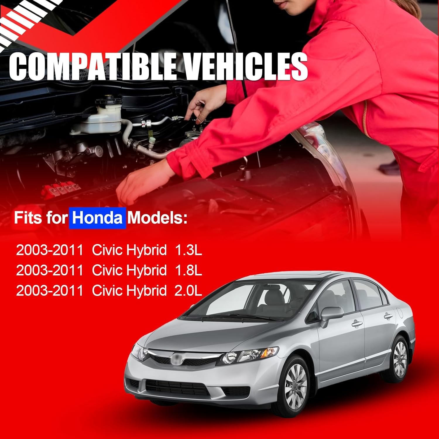 Exhaust Gas Recirculation (EGR) Valve for Honda, for Civic Hybrid 1.3L 1.8L 2.0L