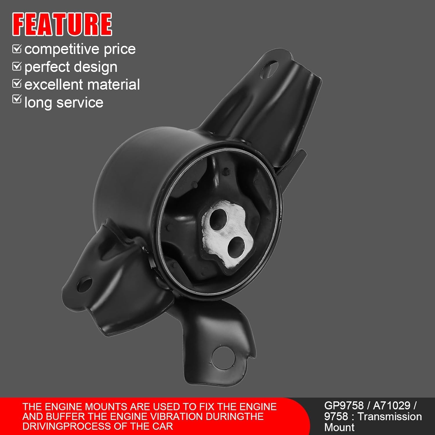 3 Pcs Engine Motor Mount For Hyundai Accent Veloster 1.6L