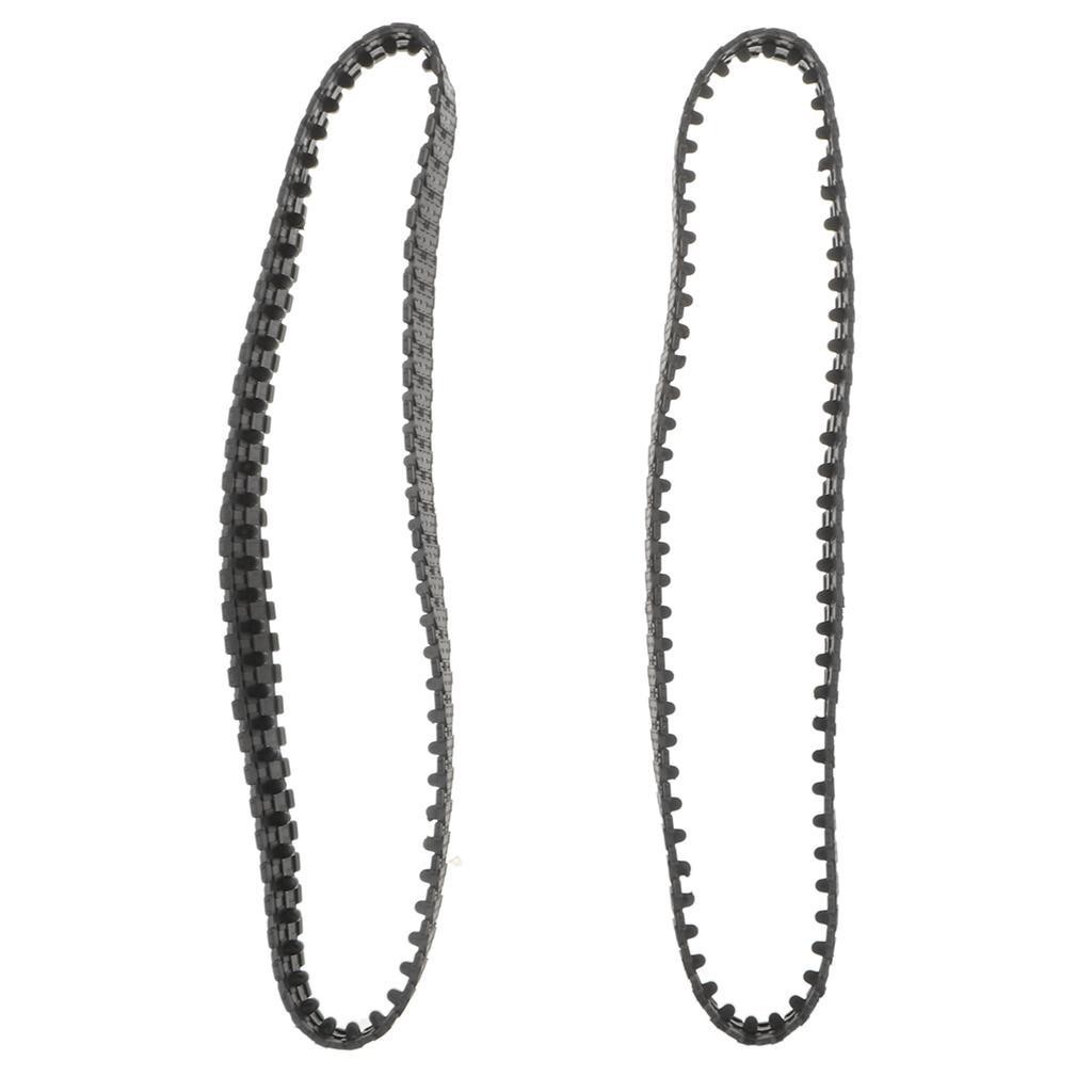 2pcs Rubber Tank Track for Cross Country Vehicle Model