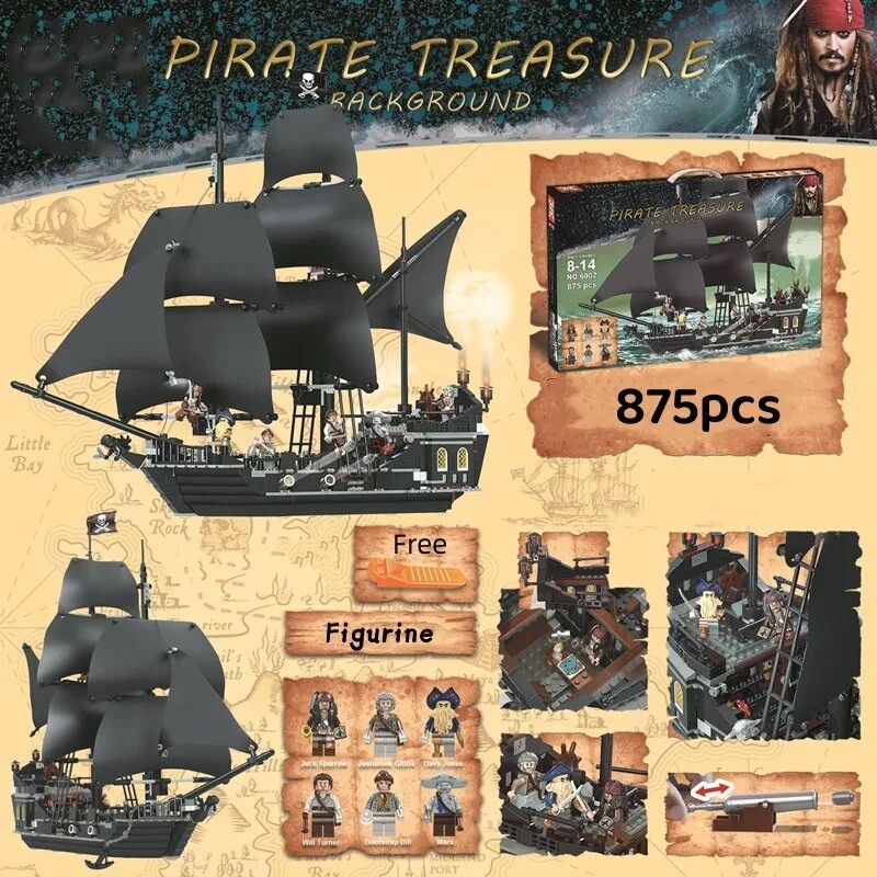 Brand new Pirates of the Caribbean The Black Pearl 4184 Compatible MOC