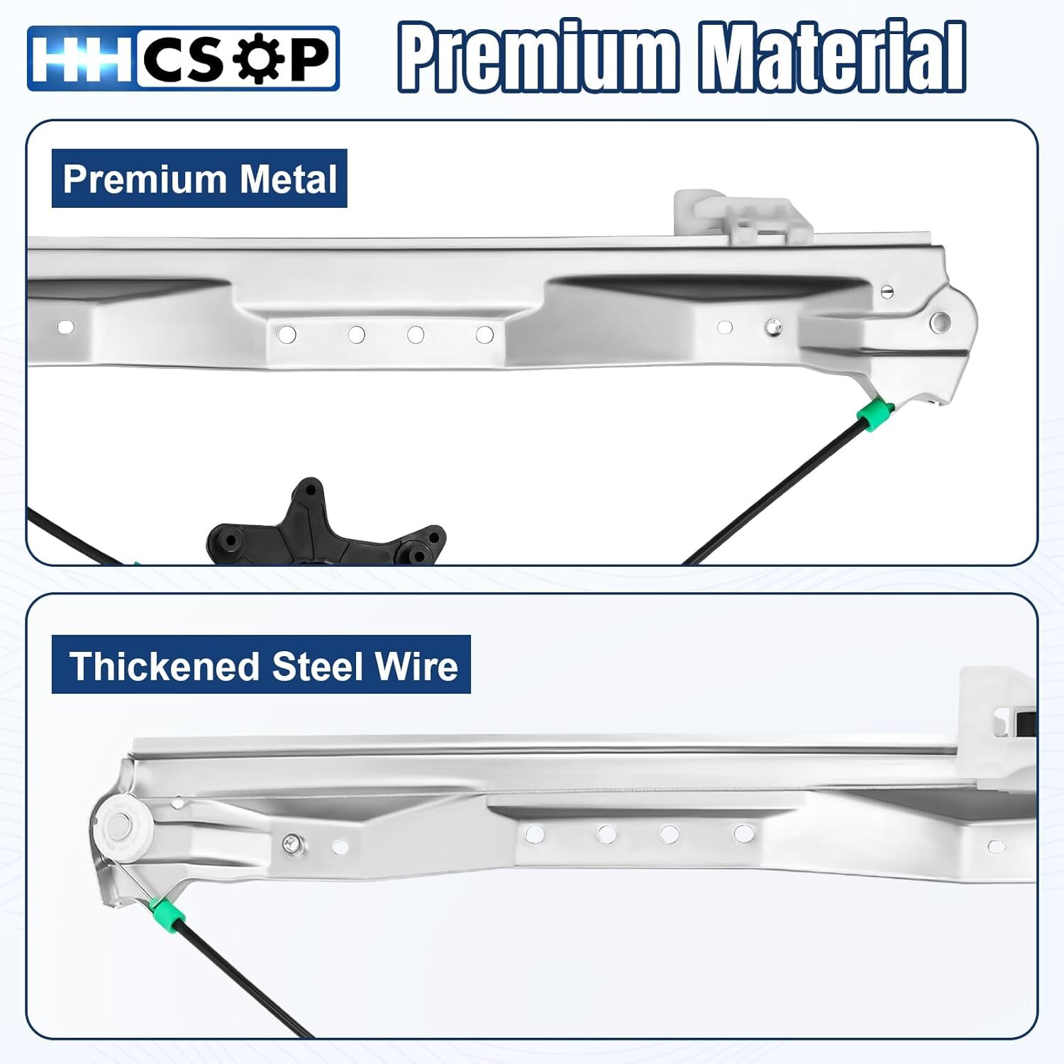 HHCSOP Front Left Driver Side Power Window Regulator Without Motor for 2008 2009
