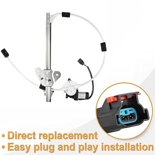 Front Passenger Side Power Window Regulator with Motor fit for 1997 1998 1999