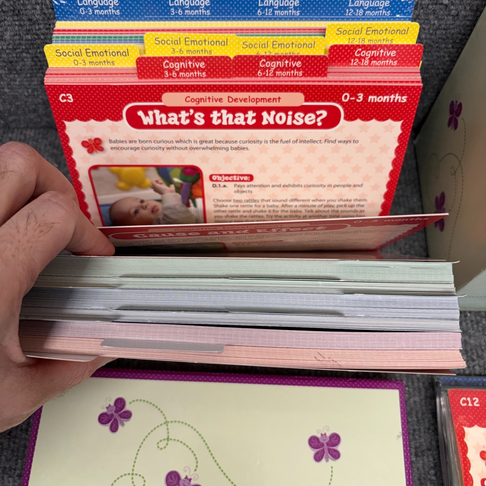 Frog Street Infant Photo Activity Cards Set 0-18 Months Home School Curriculum