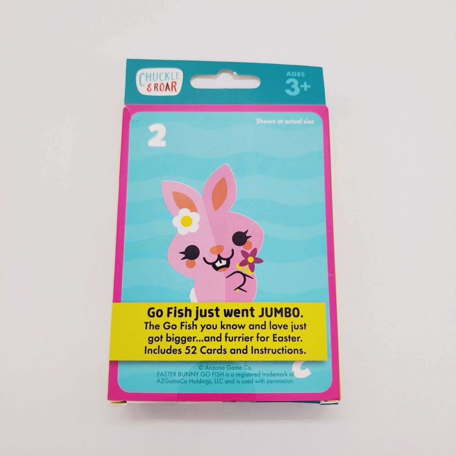 2 Packs Chuckle & Roar Easter Bunny “Go Fish” Jumbo Edition NEW