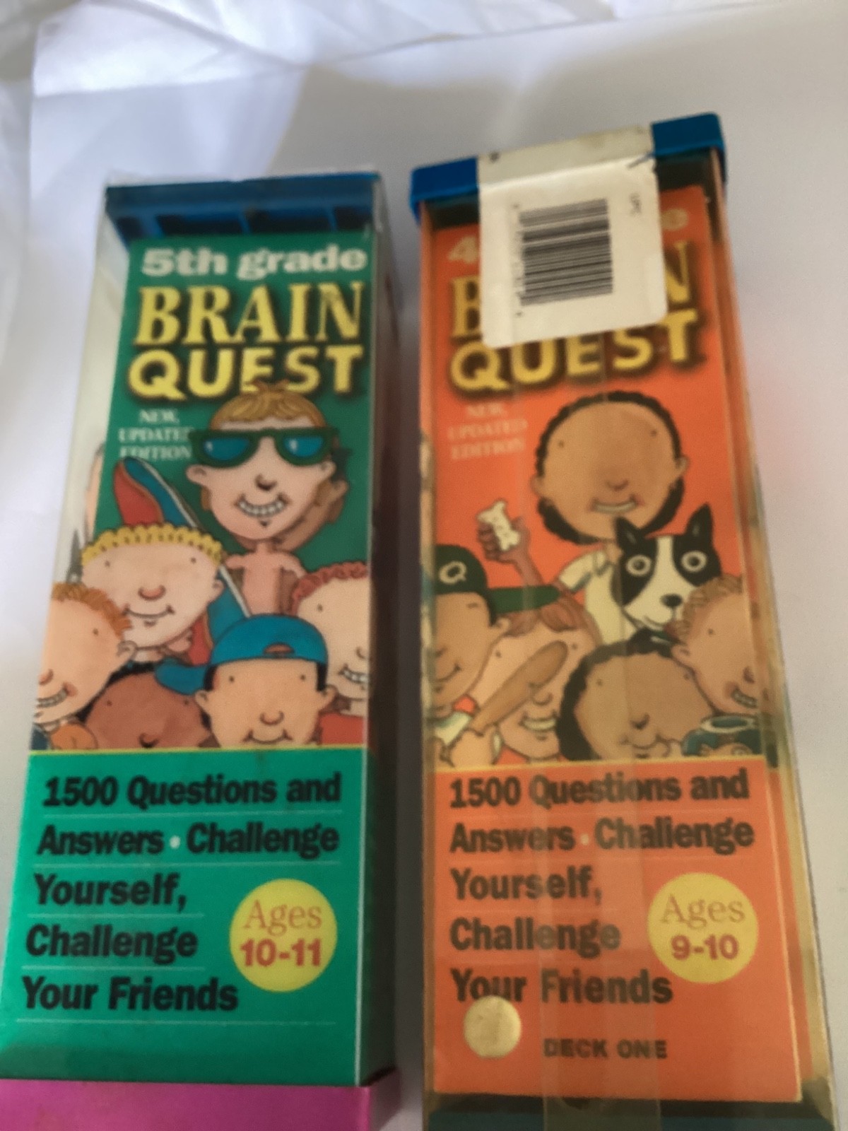 Brain Quest 4th & 5th Grade Cards 3000 Questions & Answers ages 9-11