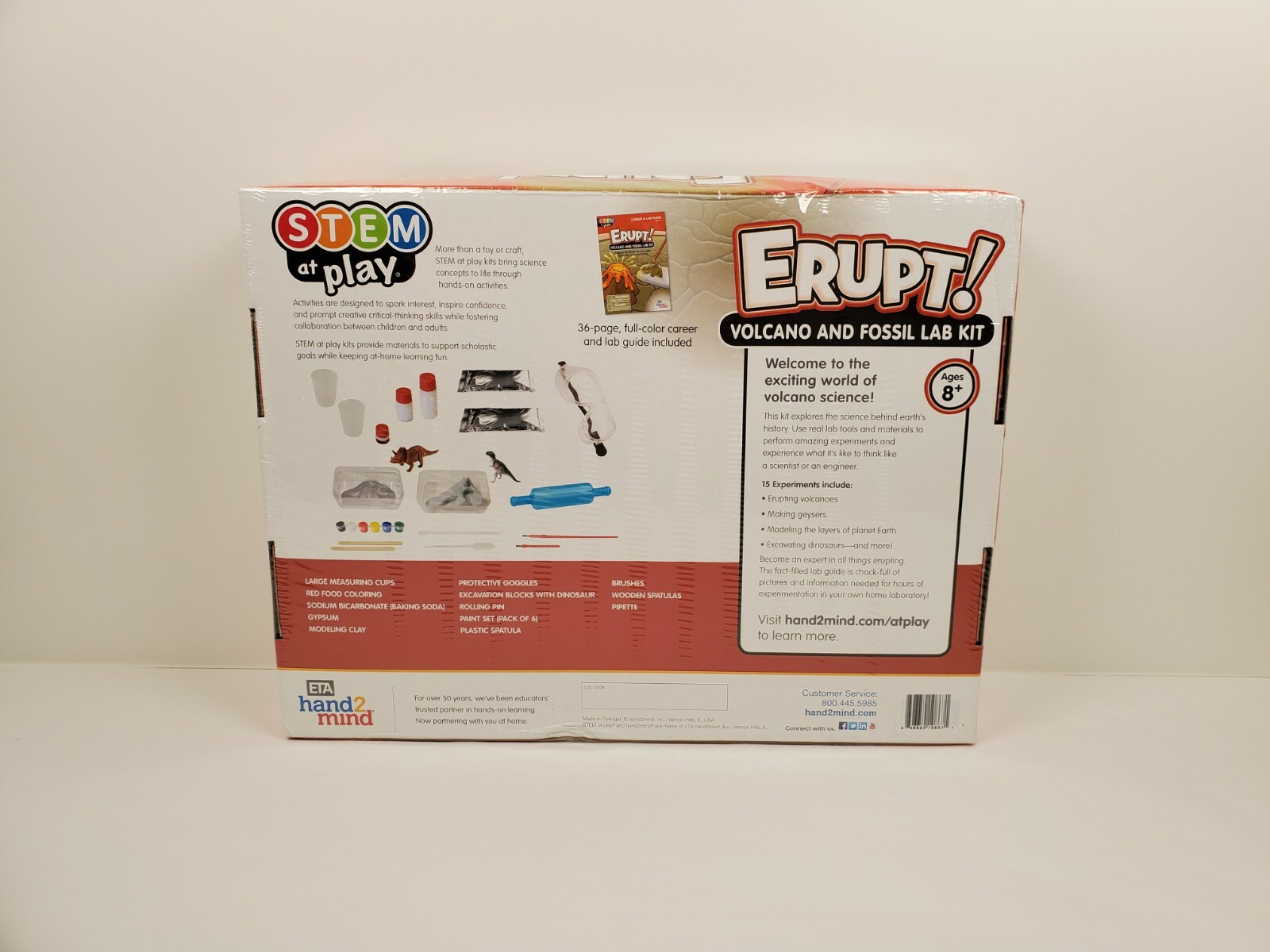STEM at Play Erupt! Volcano and Fossil Lab Kit ETA hand2mind New