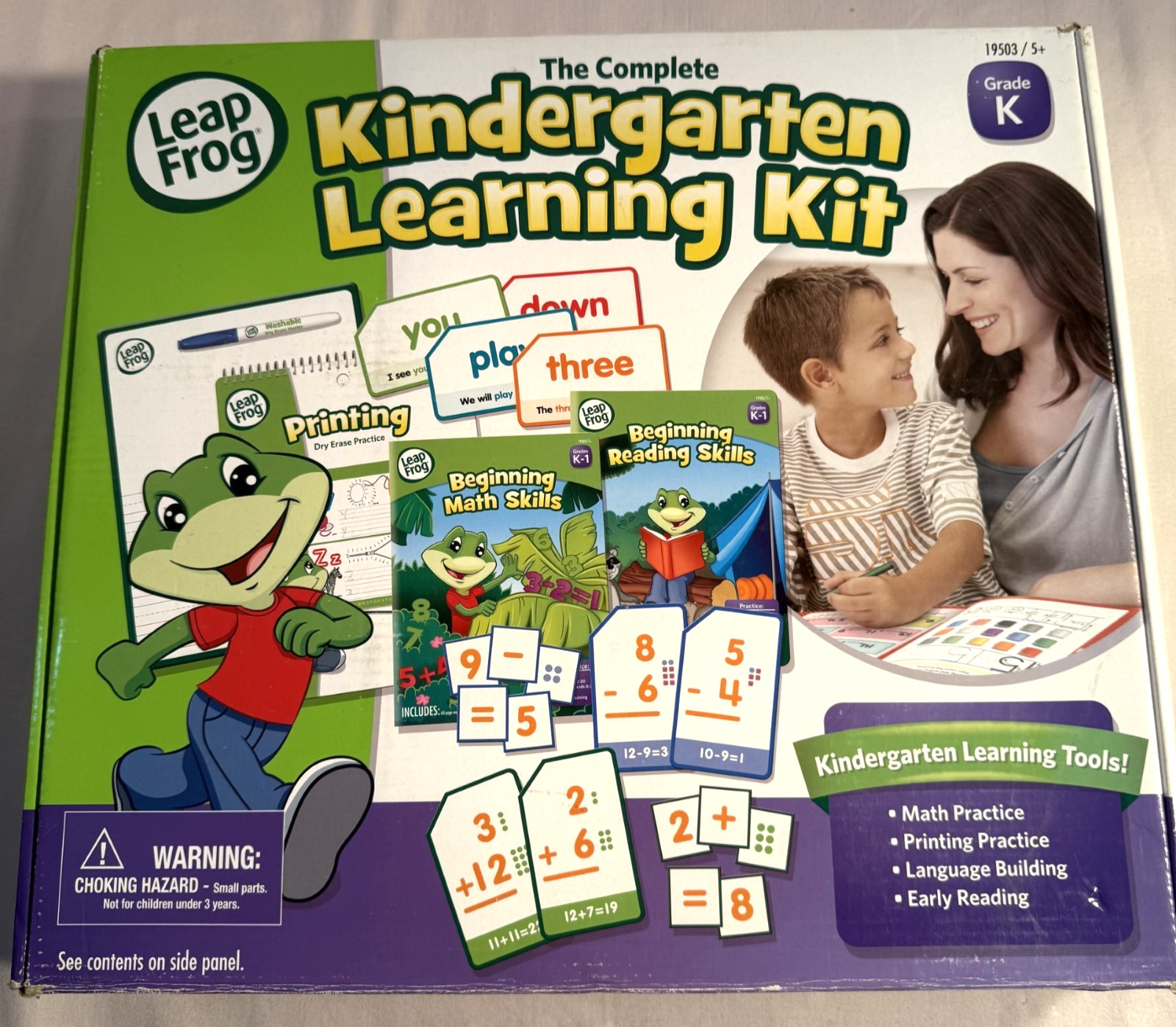 Leapfrog The Complete Kindergarten Learning Kit -Math, Printing, Language & Read