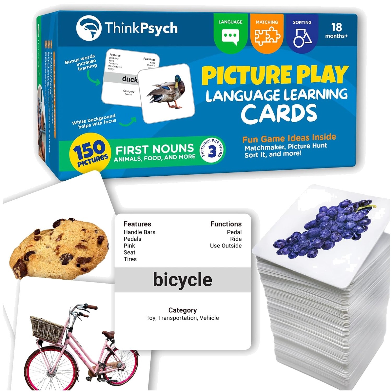 150 Picture Cards for Speech Development – Autism Therapy