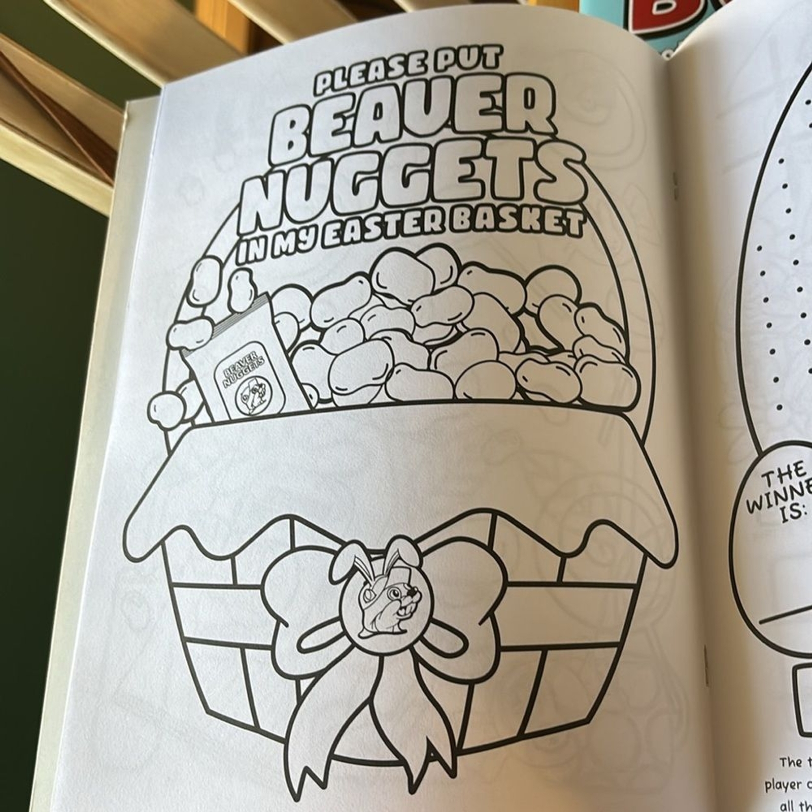 Buc-ee’s ~ Easter Coloring/Activity Book – 36 fun BOLD pages!