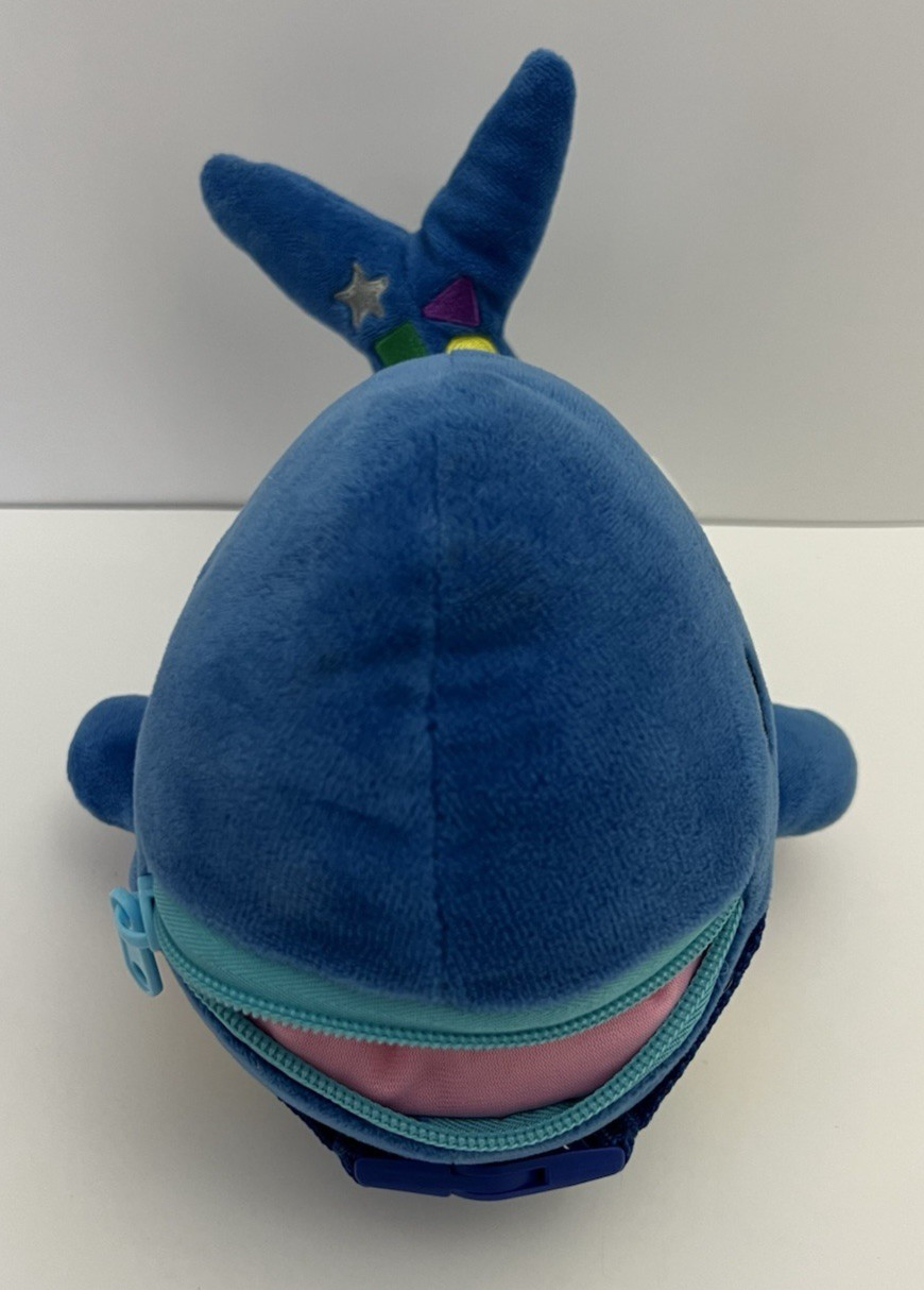 2021 Buckle Toys BLU the WHALE Plush 8” LEARN to BUCKLE Development Stuffed Toy