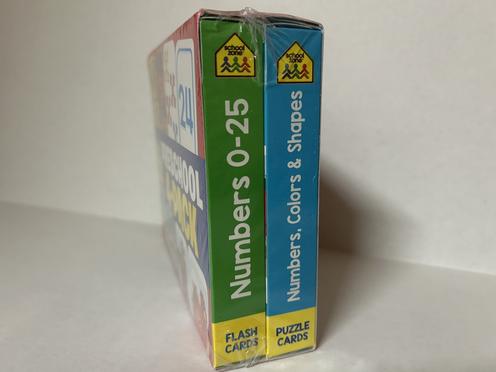 School Zone Preschool Flash Cards 4-Pack