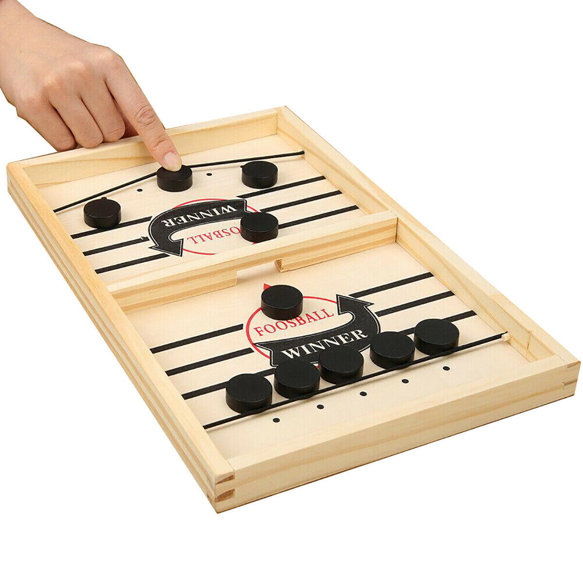 Fast Sling Puck Game Paced Desktop Winner PK Game Board Family Toys Child Gift
