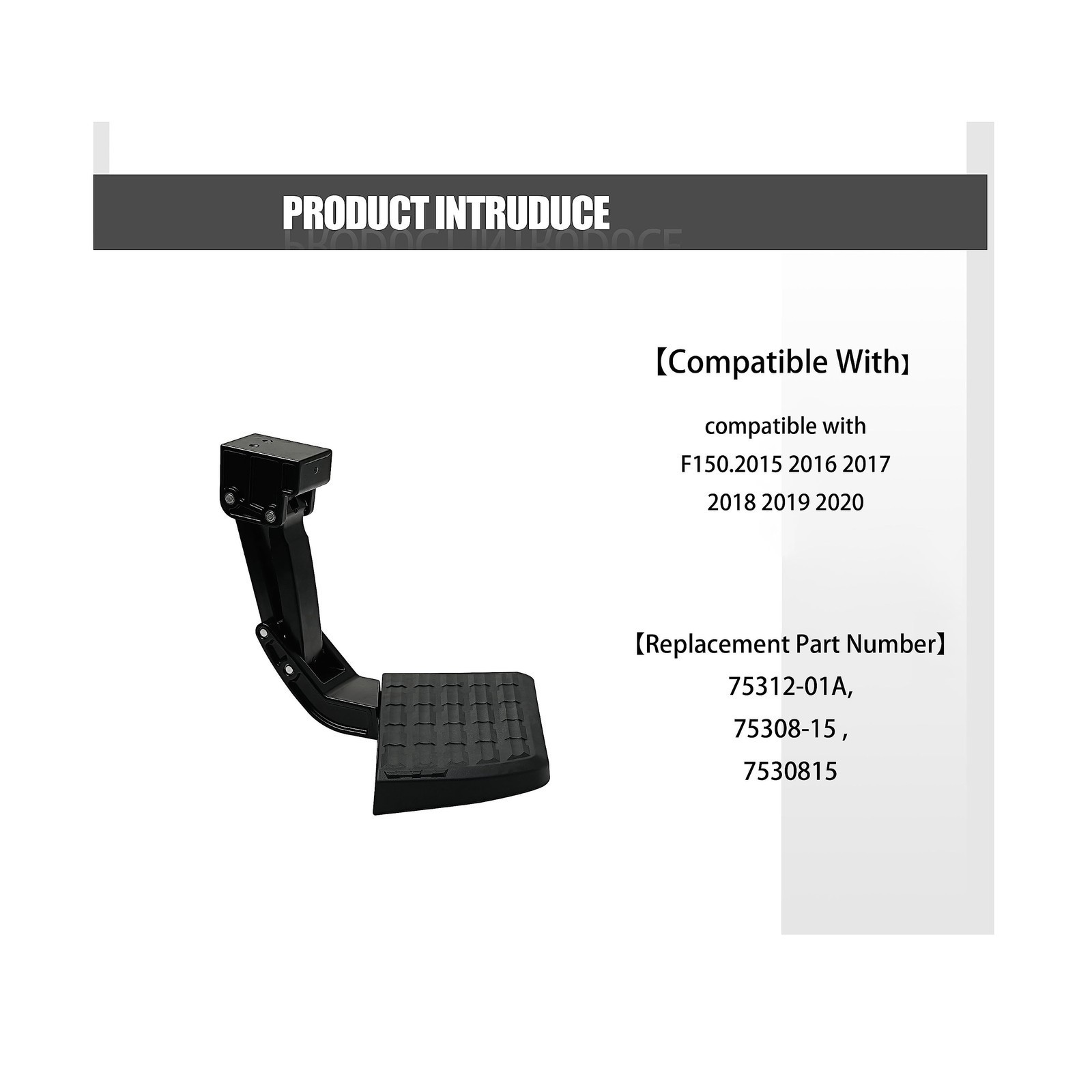 Retractable Rear Bed Step For Ford F150 2015-2020 – Folding Tailgate