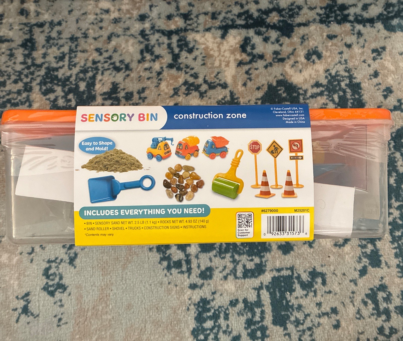 Creativity for Kids Sensory Bin: Construction Zone Playset – Preschool…