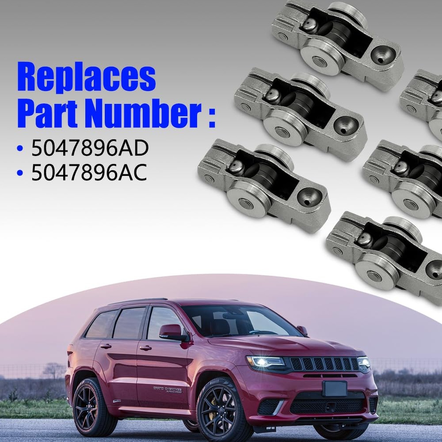Set of 6 Intake Valve Rocker Arms FIT for 2019-2021 Chrysler Pacifica, FIT fo…