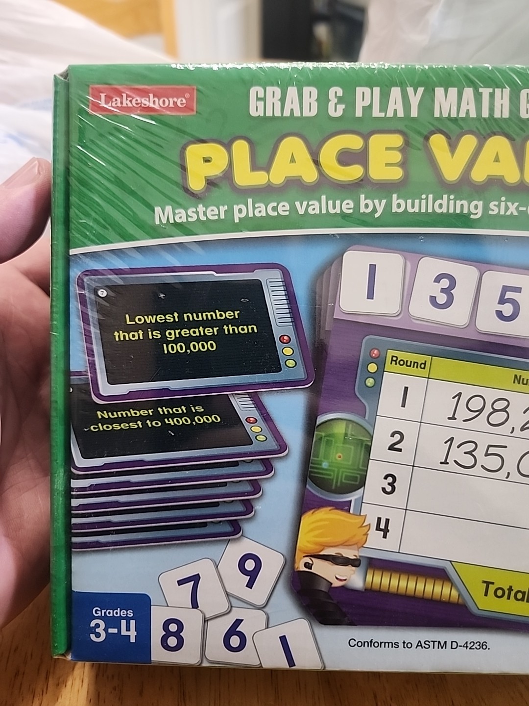 Lakeshore Place Value Grab & Play Game – Gr. 3-4