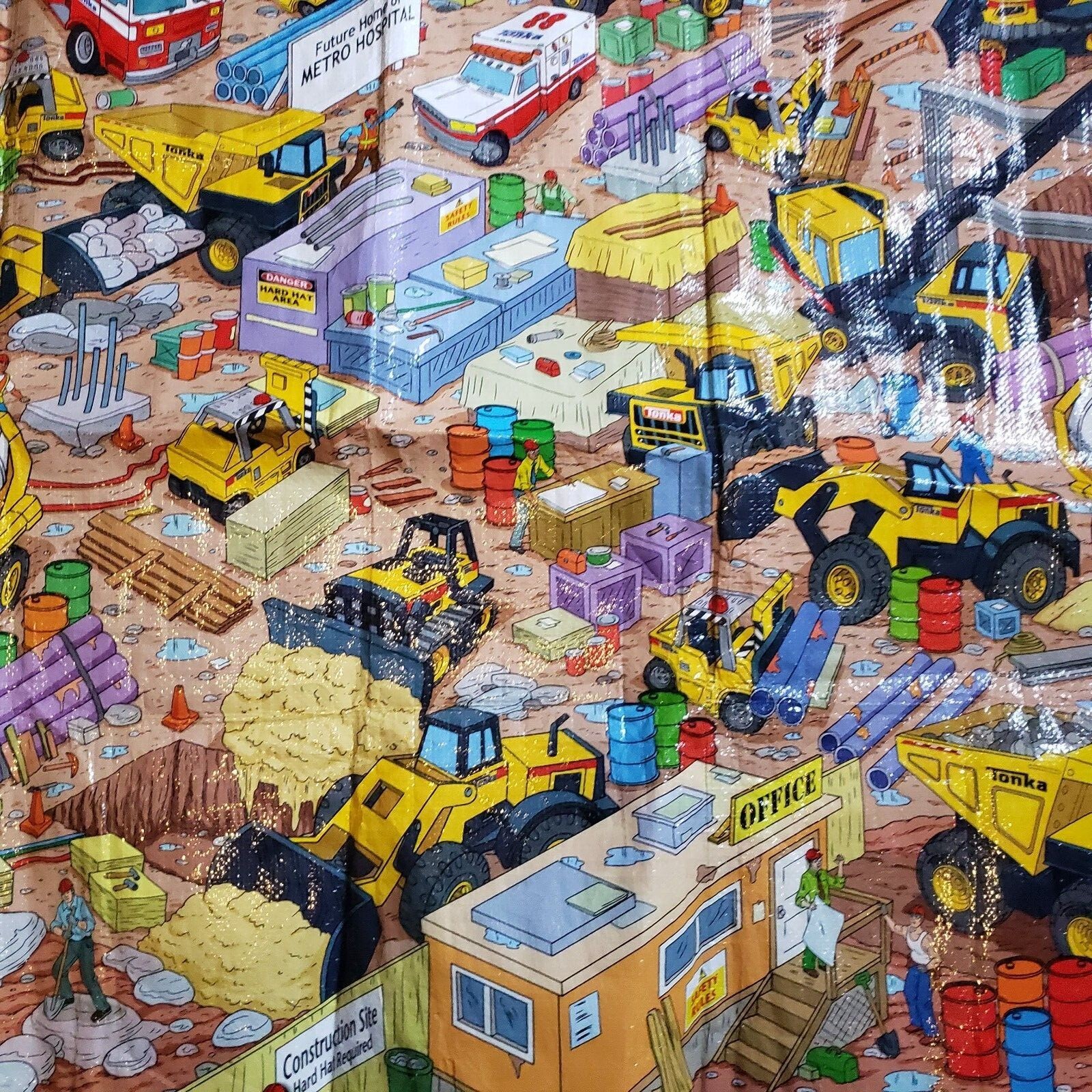 Hasbro Tonka Truck Learning and Discovery Floor Matt -Hunt to Find Construction