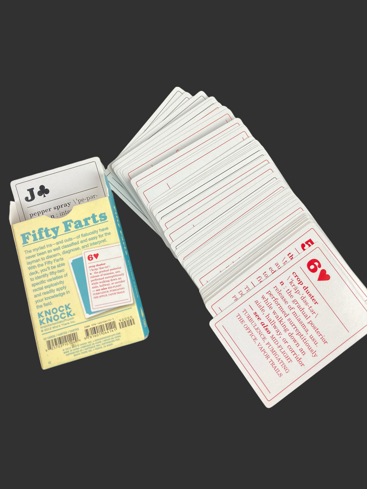 Fifty Farts Playing 52 Cards Gag Learning Guide Game First Edition MMXII – Used