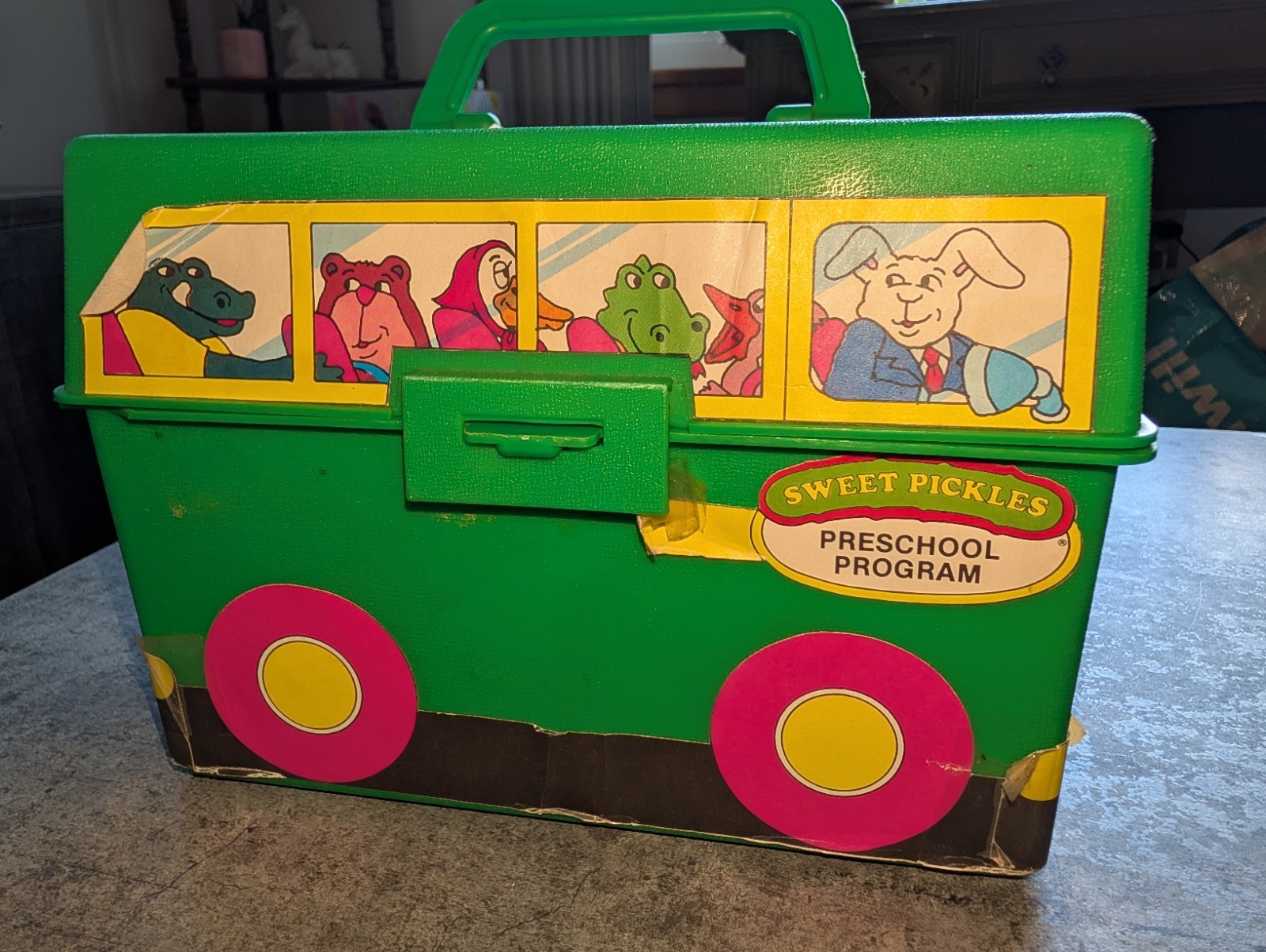 Sweet Pickles Vintage 1987 Preschool Program Green Box Activities Games Crafts