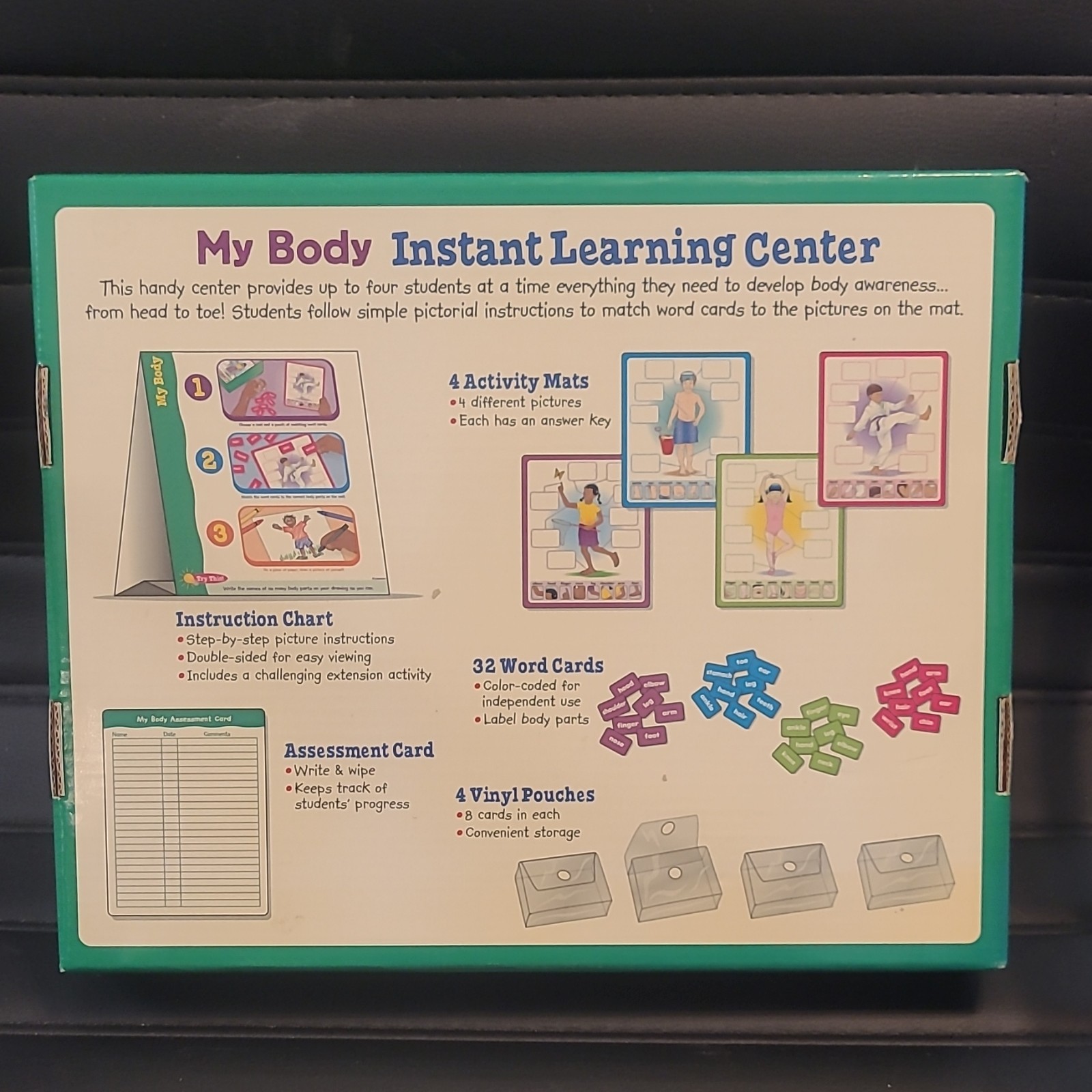 Lakeshore My Body Instant Learning Center TT694 Science Activity Mats Ages 4+