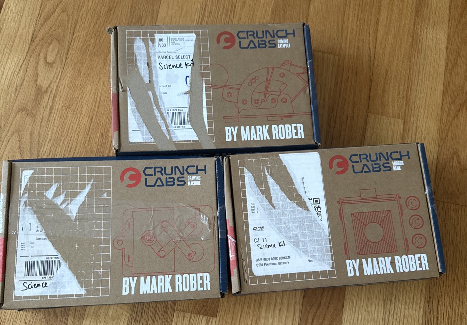Mark Rober Crunch Labs STEM New all Bags Sealed Open Box