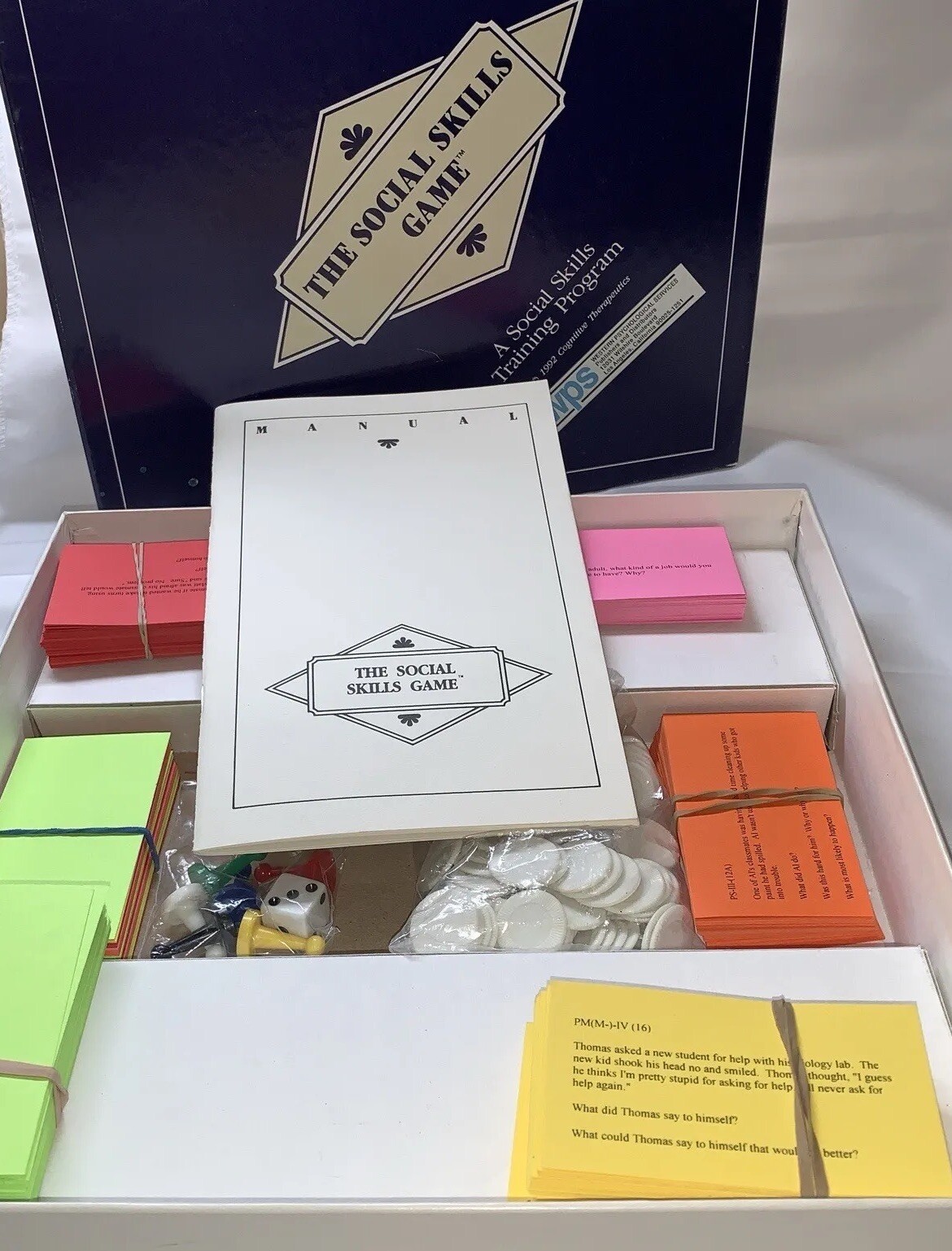 The Social Skills Game 1992 Cognitive Therapeutics Complete Game