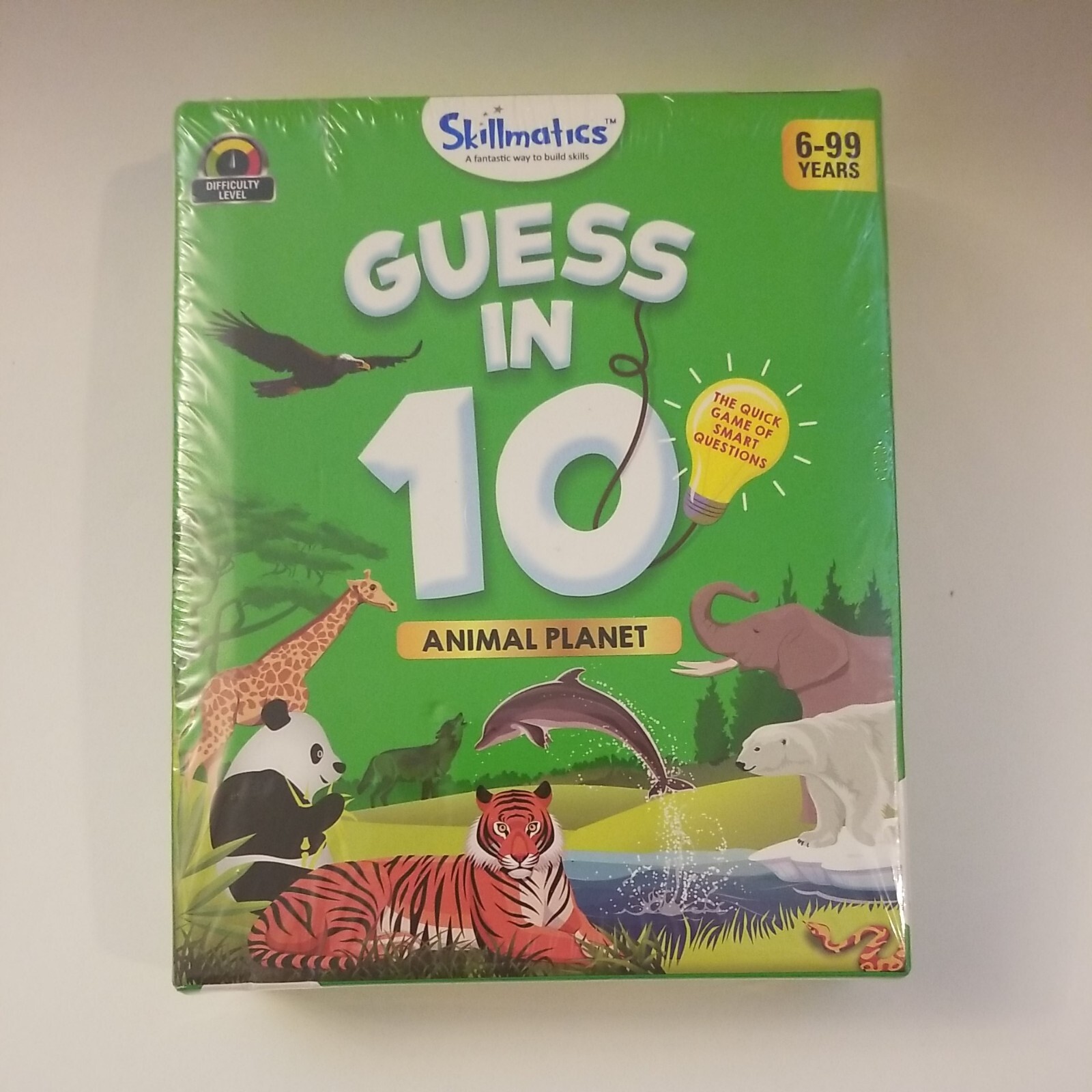 Skillmatics Guess in 10 Animal Planet Card Game