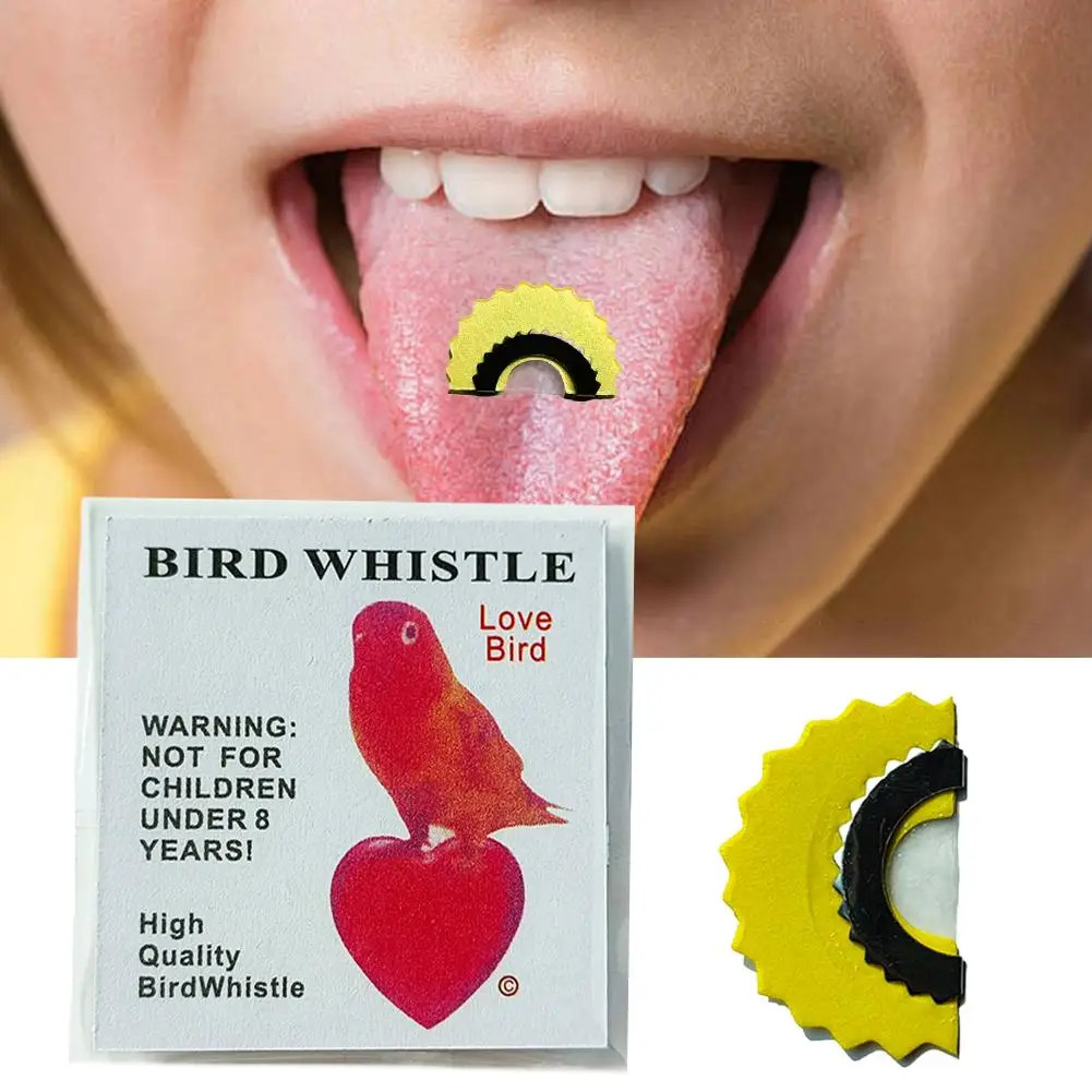 Inside Mouth Hiden Magic Tweeting Noisemaker Toy Tricks Bird Whistle For Bird