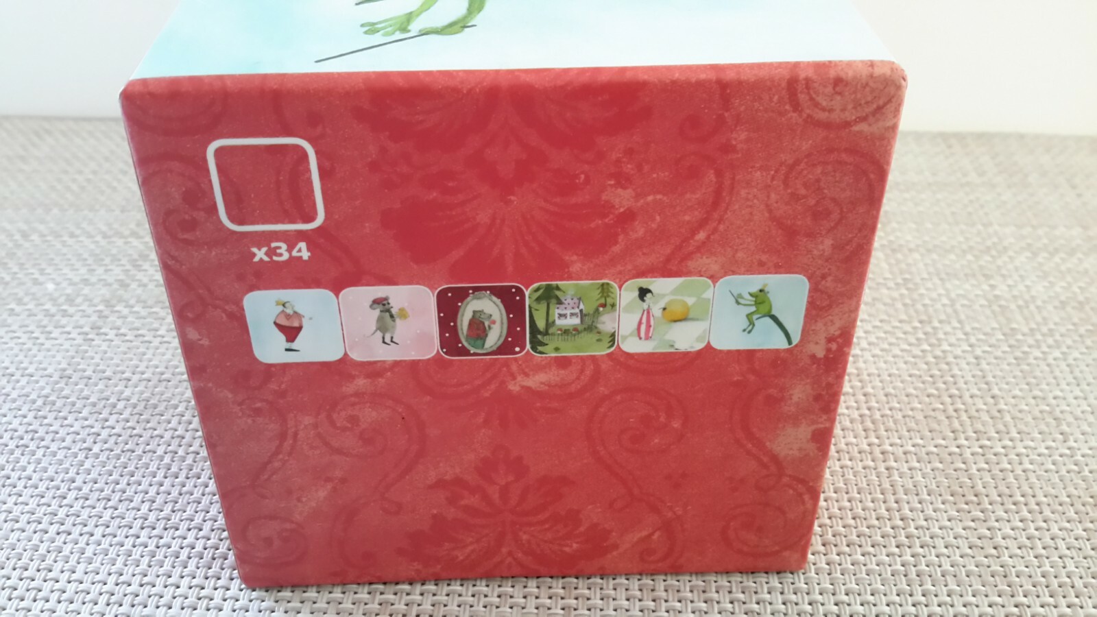 IKEA KVACK Memory Matching Card Game Frog Princess Wolf Fairy Tales Pre-owned