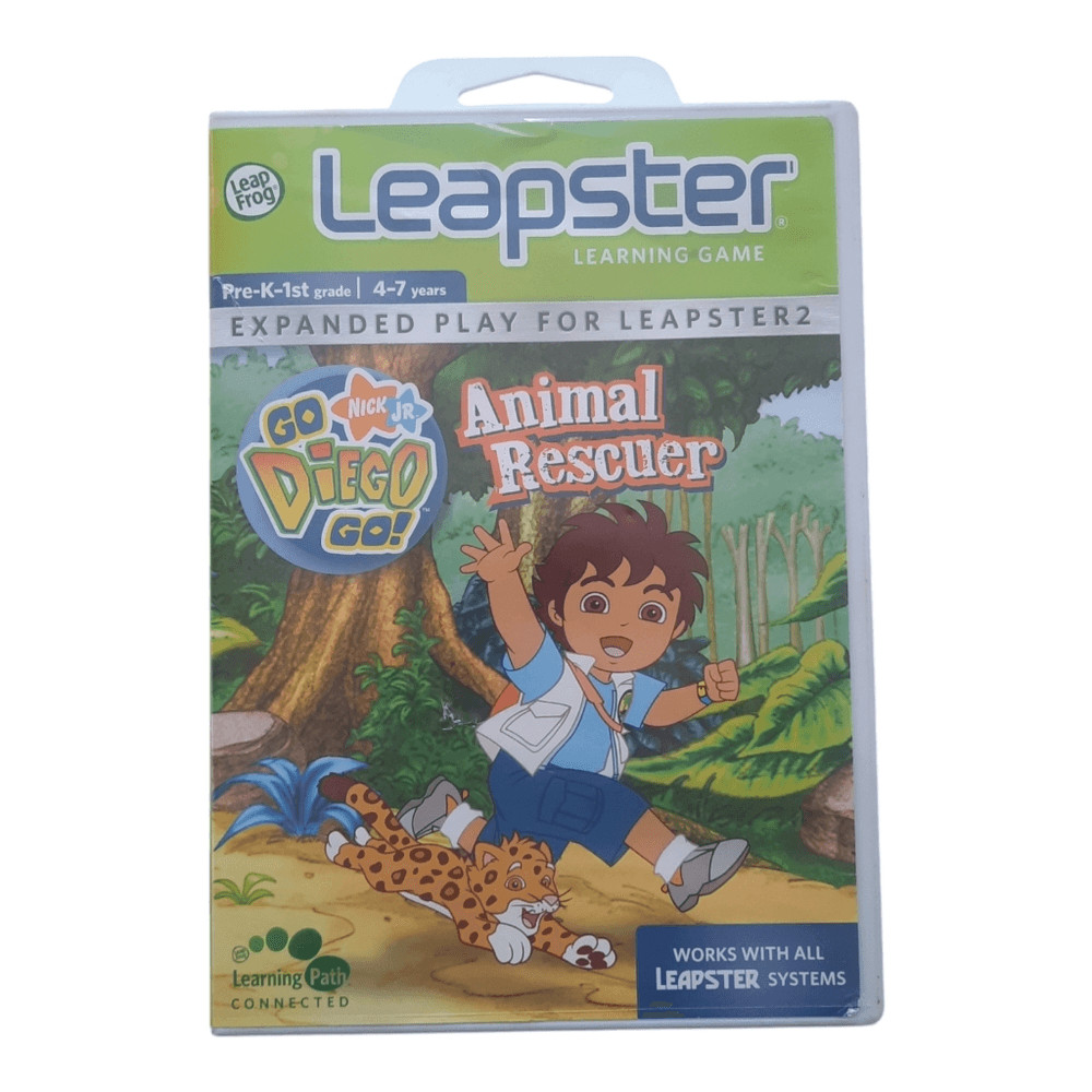 LeapFrog Leapster (1 & 2) Game: Go Diego Go! Animal Rescuer (ages 4 – 7)