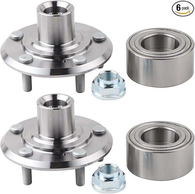 2Pcs Front Wheel Hub Bearing Assembly Compatible with 2001-2002 Acura MDX,