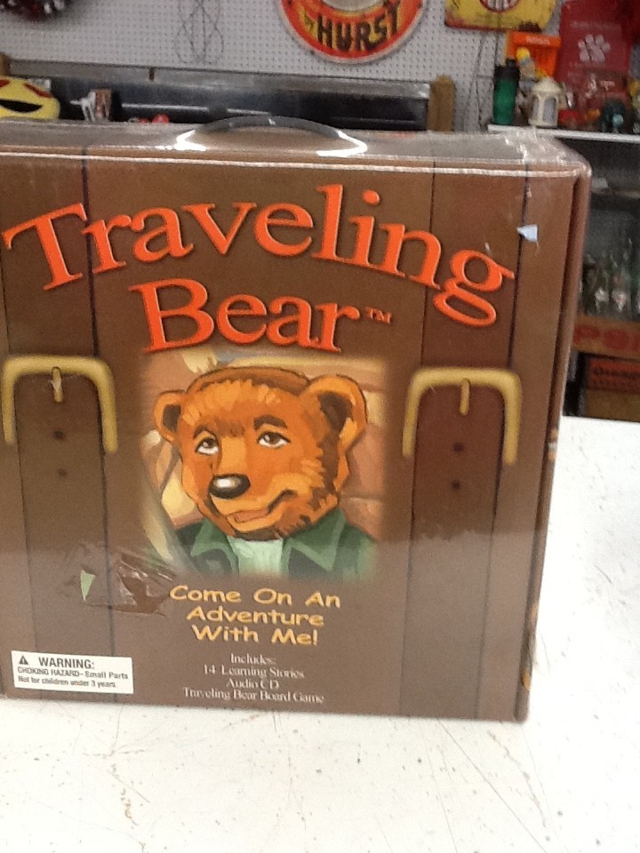 Traveling Bear Adventure Board Game 14 Learning Stories 2003 Audio CD New Sealed