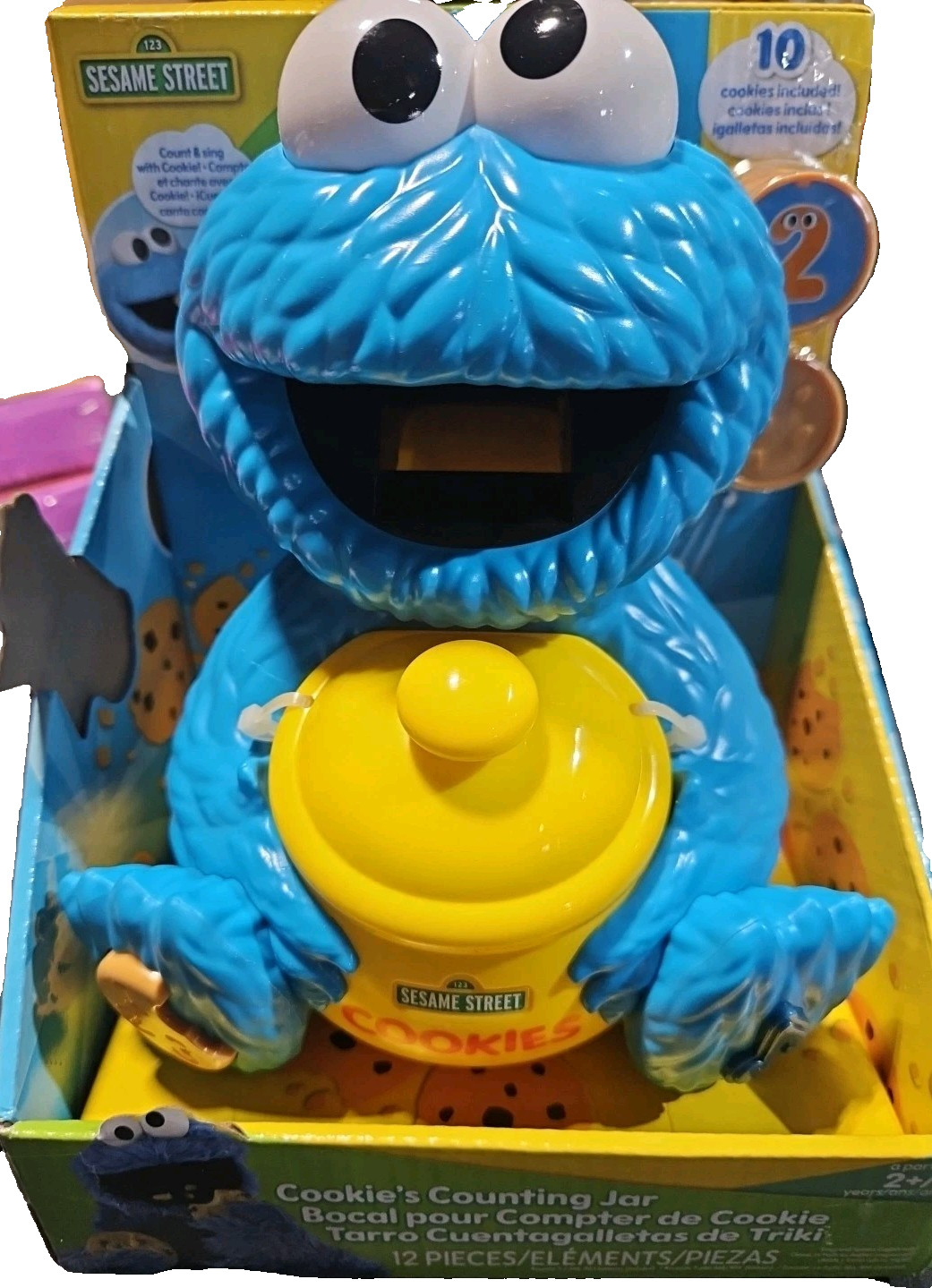 Sesame Street Cookie’s Counting Jar, 12-Pieces, Learning and Education, Kids…