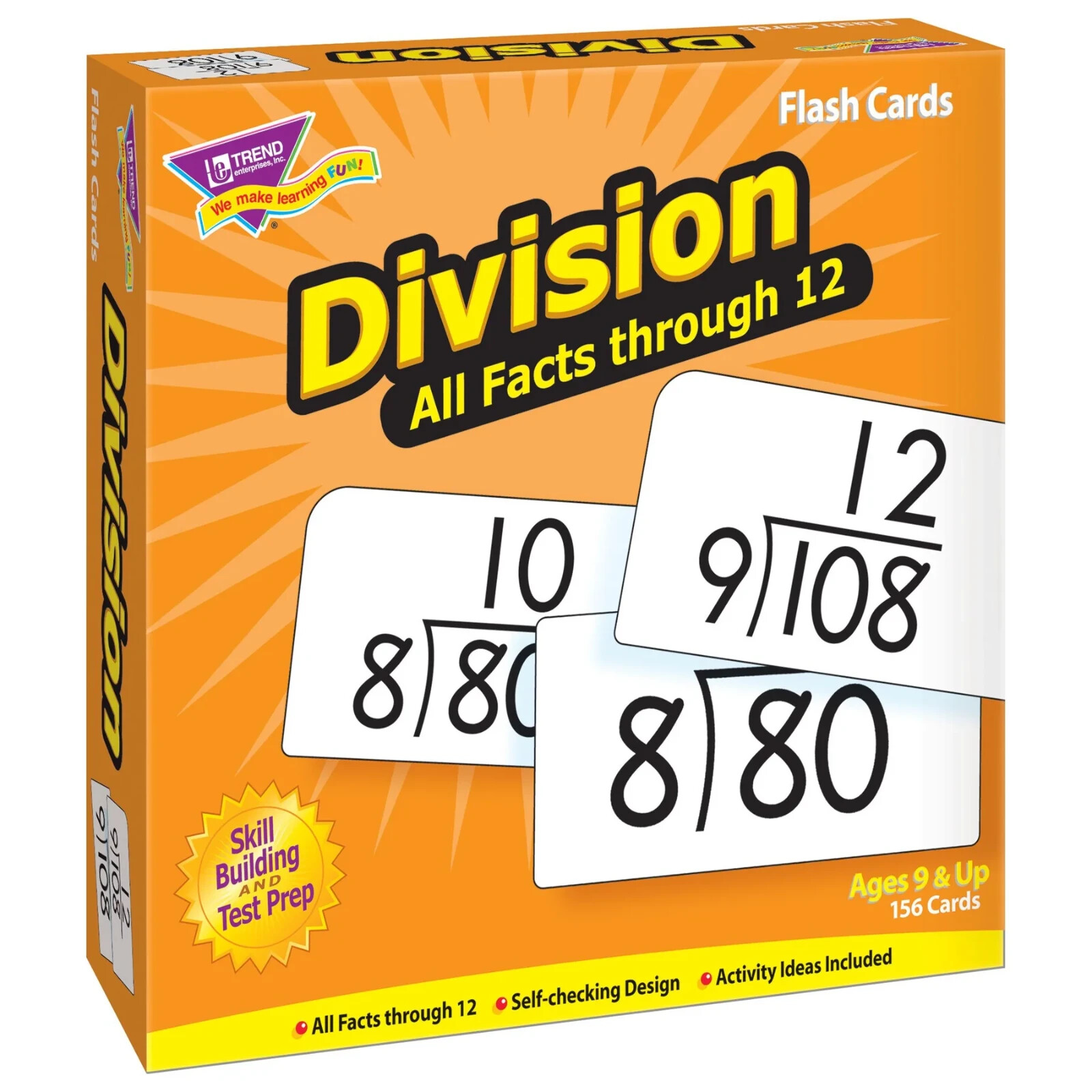 TREND ent. Flash Cards (Addition, Multiplication, Division, and Subtraction)