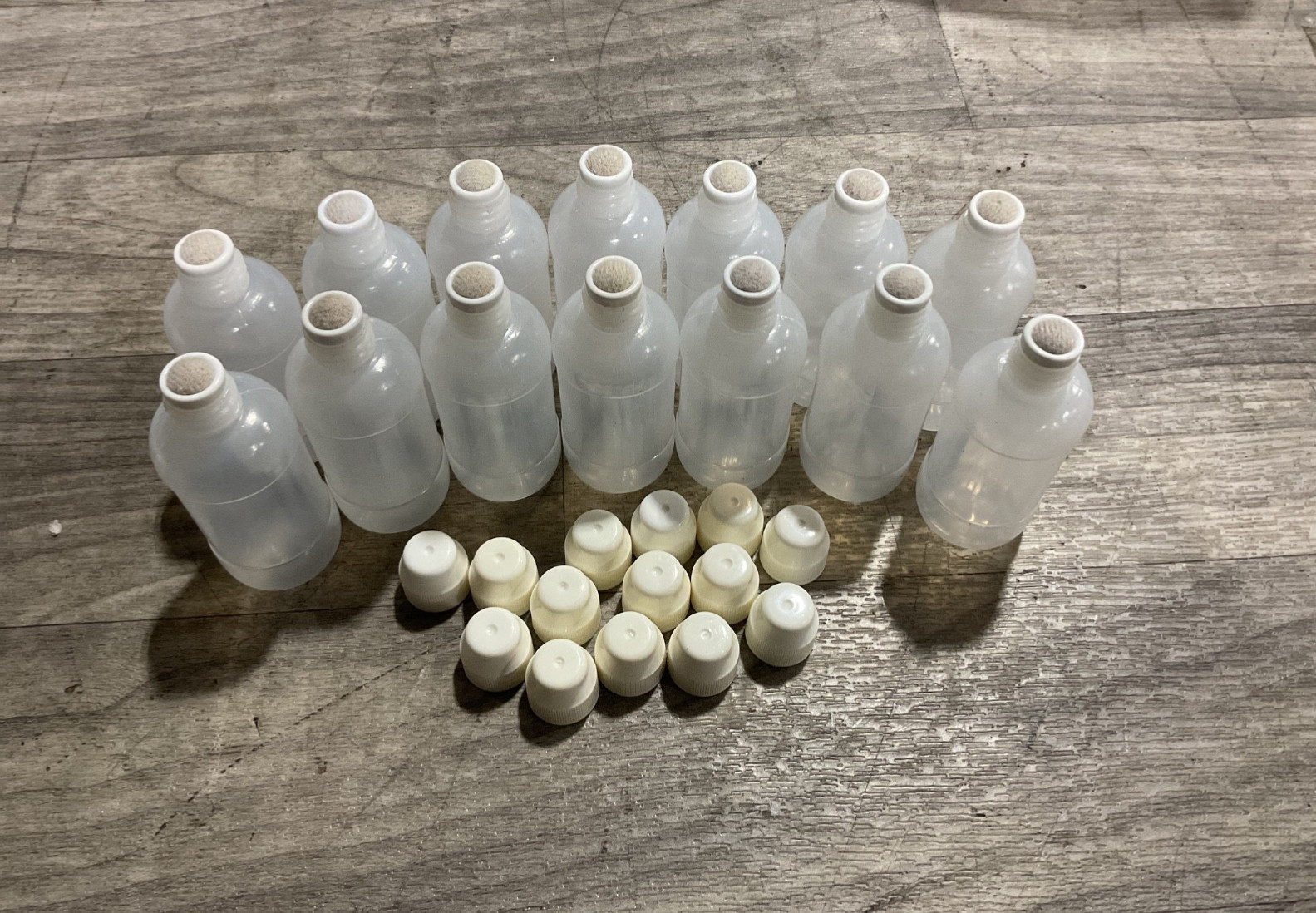 (LOT OF 12) Marker Bottles W/Dauber Tips & Caps Refillable 2oz #300M124