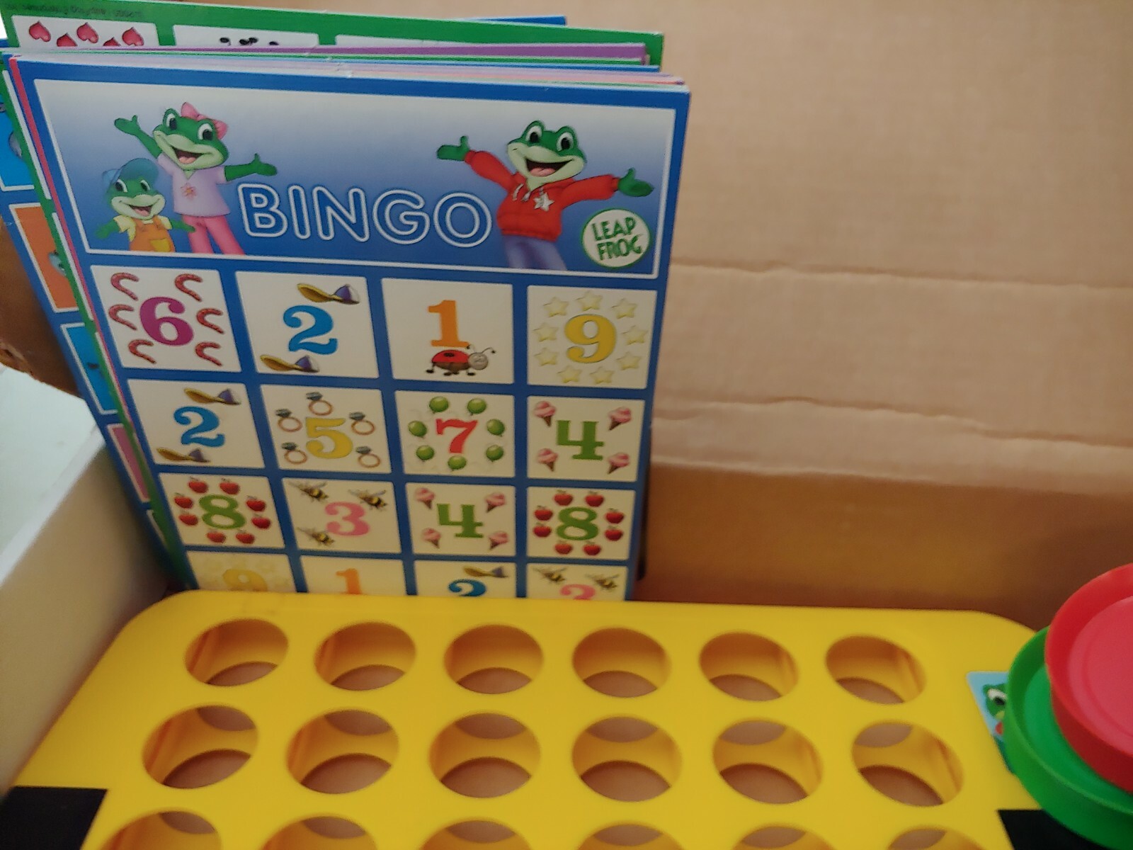 3 2006 Leap Frog Games Bingo. Leap In A Line, Dominoes By Cardinal