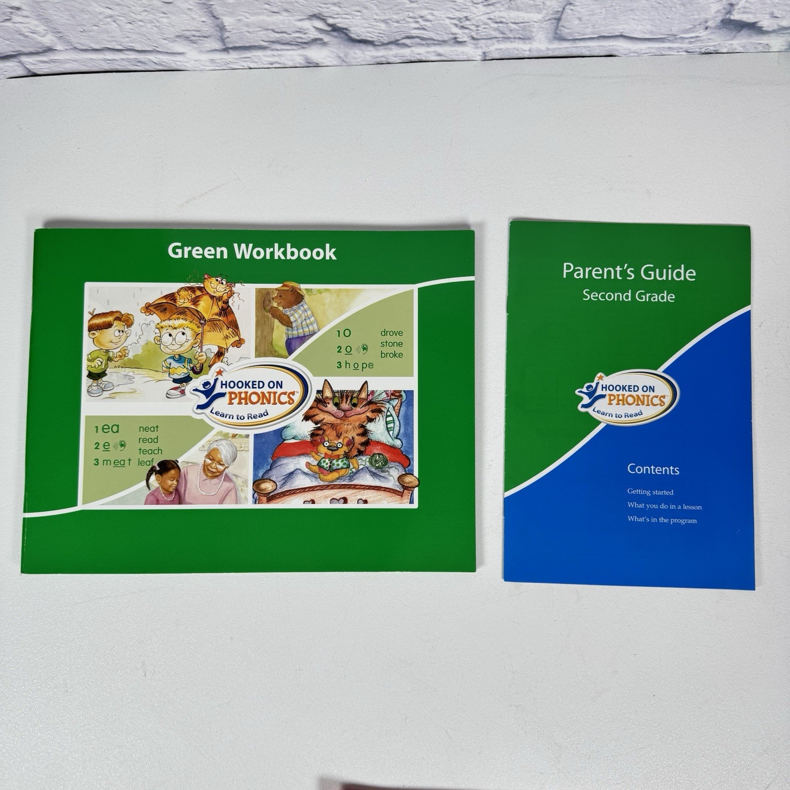 Hooked on Phonics Learn to Read REPLACEMENT Workbooks And Hop Books