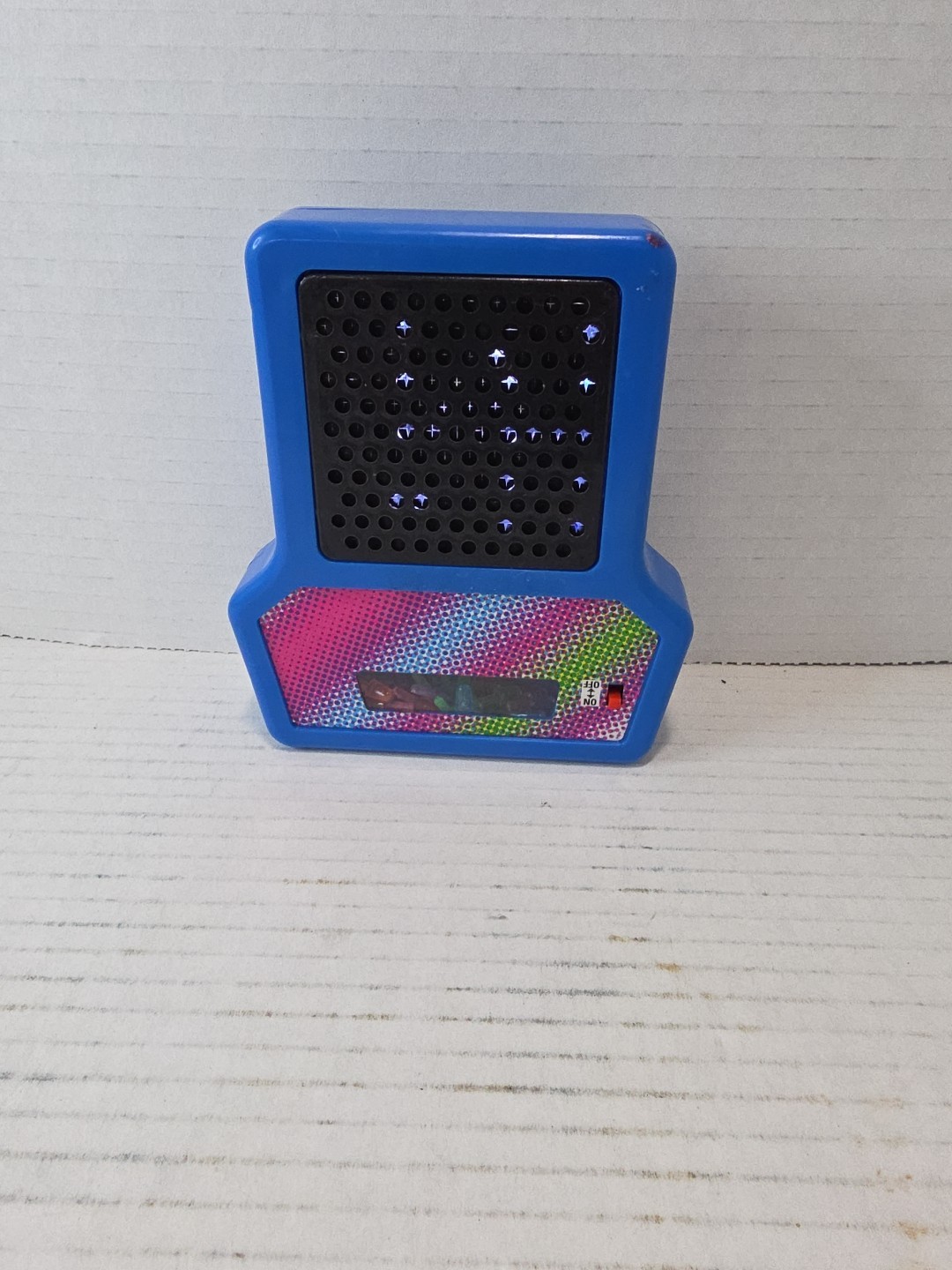 Glow Up Design Mini Portable Light LED Bright Blue Retro Toy Kids Imagination