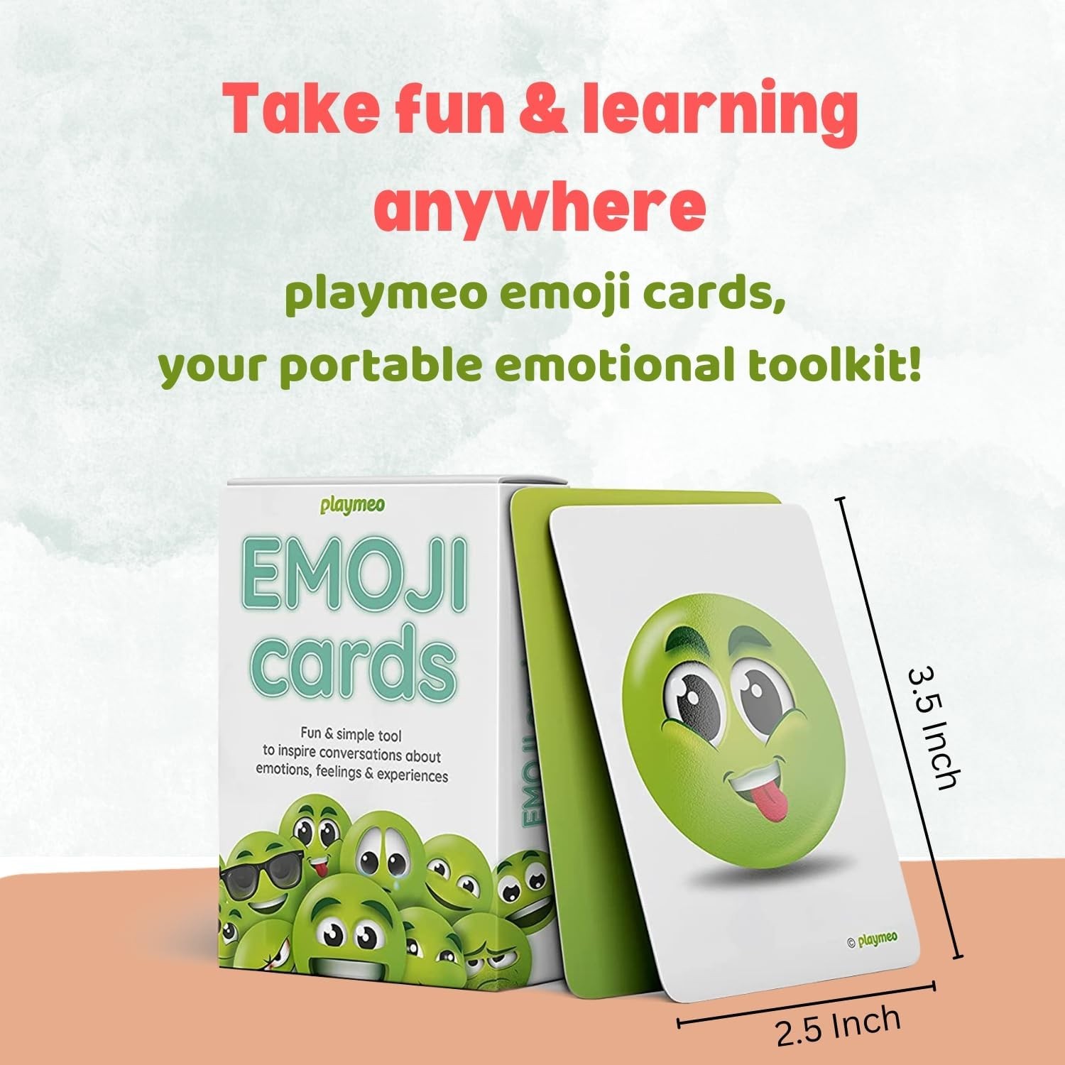 Emoji Cards – 50 Unique Feelings Flash Cards – Fun Icebreaker, Teambuilding