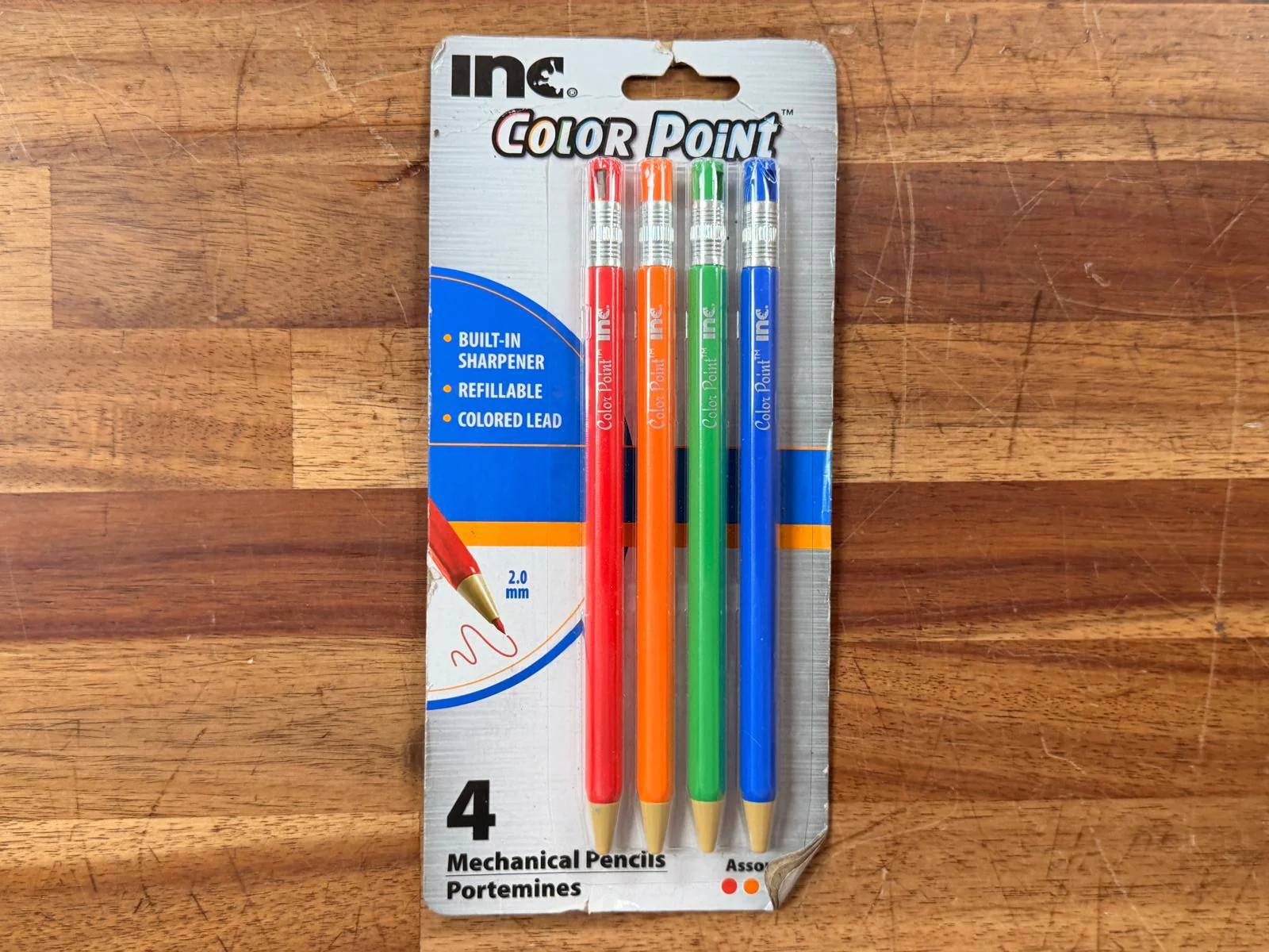 Color Point Mechanical Pencils – 4ct