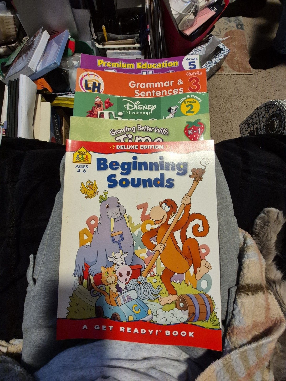 School Zone and Disney Learning Educational Workbook Bundle (Set of 5)