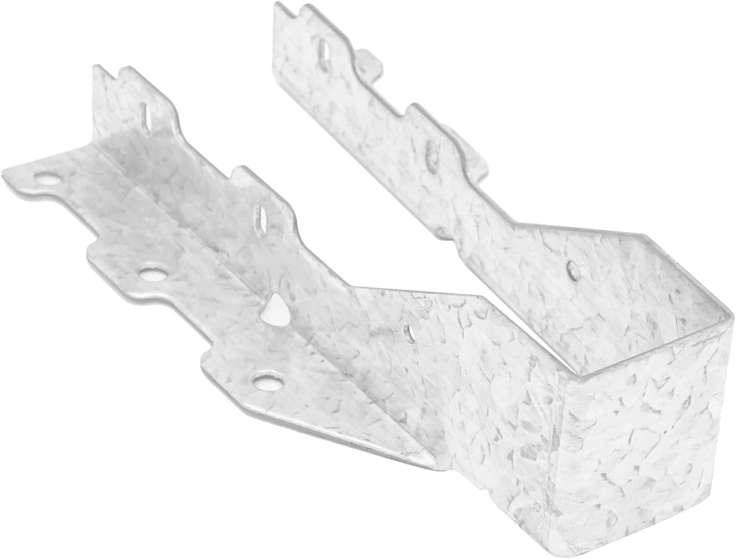 6-Pack 2×10 Heavy Duty Joist Hanger, 14 Gauge Galvanized Steel Hurricane Ties…