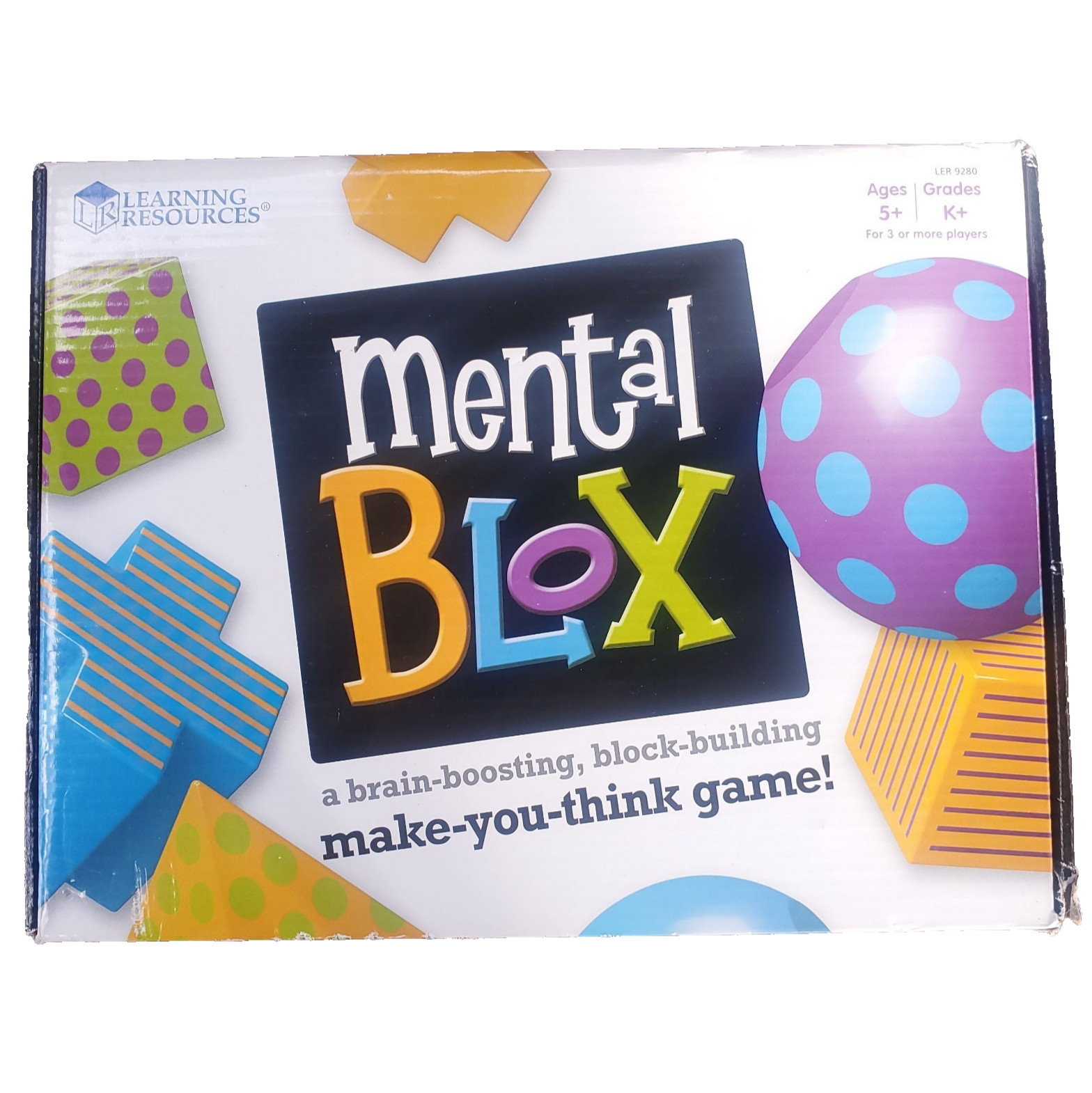 Educational Kids Games Lot Financial Peace Jr Mental Blox STEM Learning Lot of 2