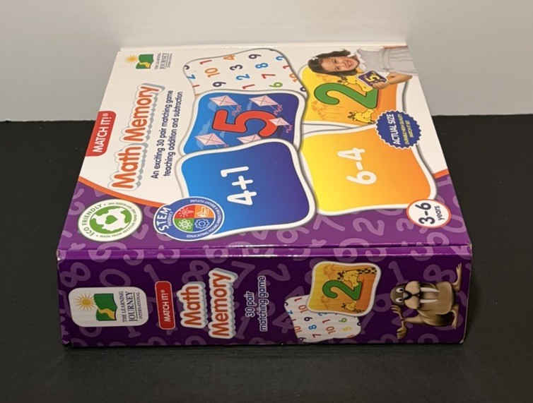 The Learning Journey Match It! – Math Memory – Ages 3-6 | 1+ players NEW
