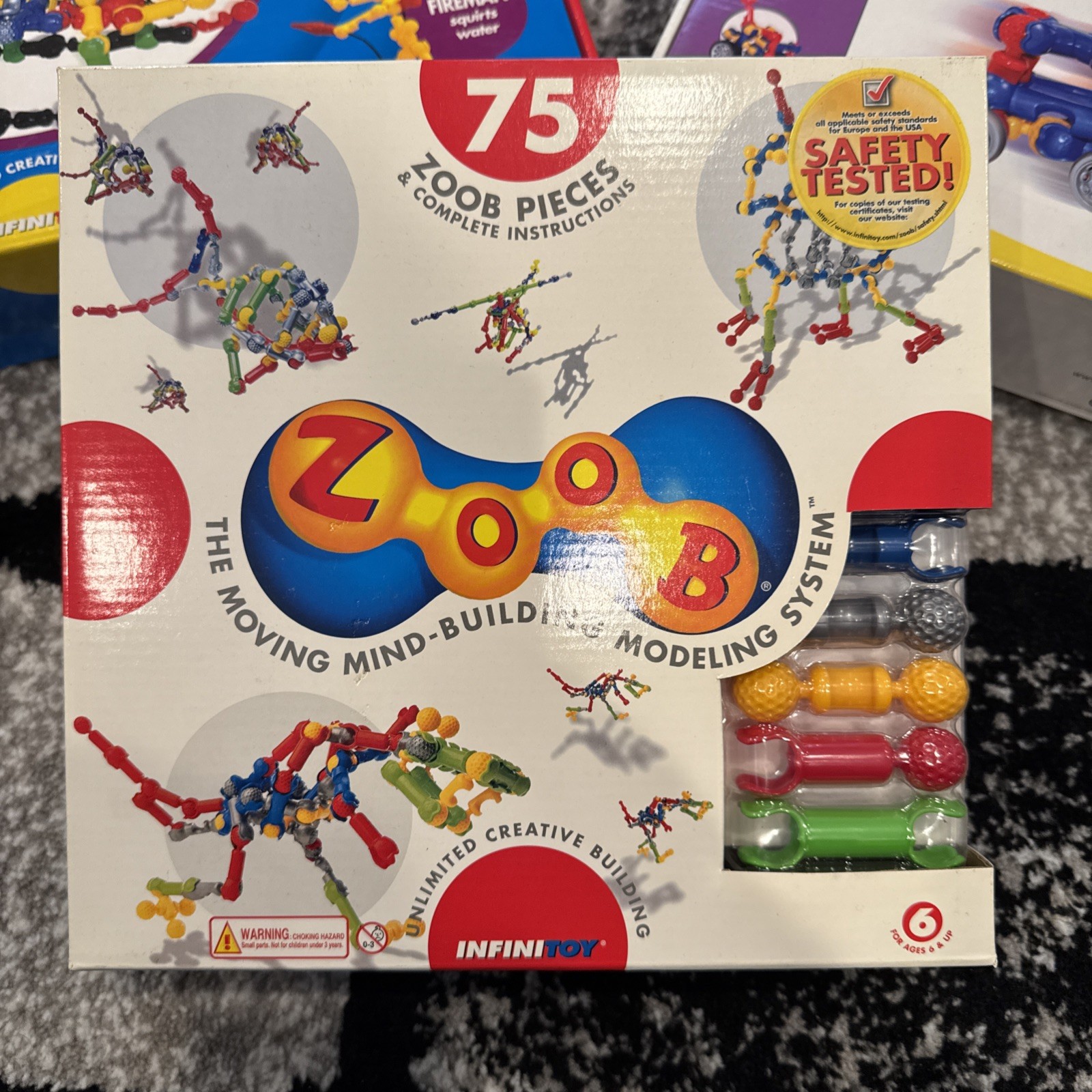 Infini Toy Zoob Dude Express Helicopter Car Dinosaur Train Fish 3 Boxes NEW