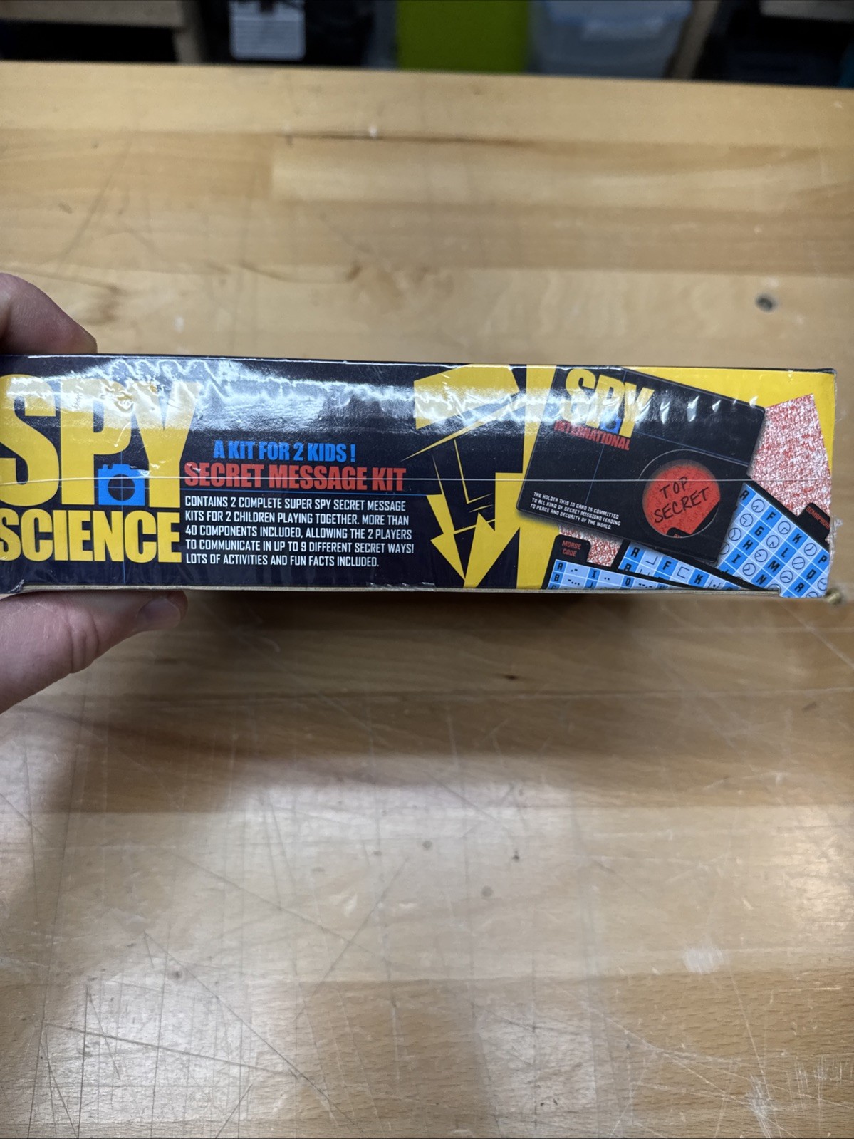 Spy Science Secret Spy Message Kit for 2 children playing together Code Decode