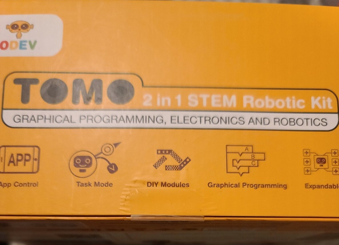 NEW Tenergy Educational Robotic Kit for Kids Age 8+ Tomo STEM Robot 2-in-1 DIY